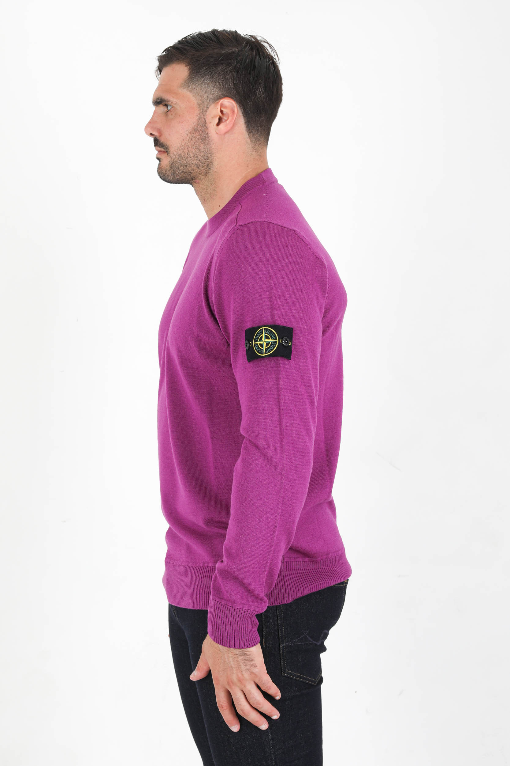 PULL MAGENTA MERINOS STONE ISLAND 7515526C4-V0045