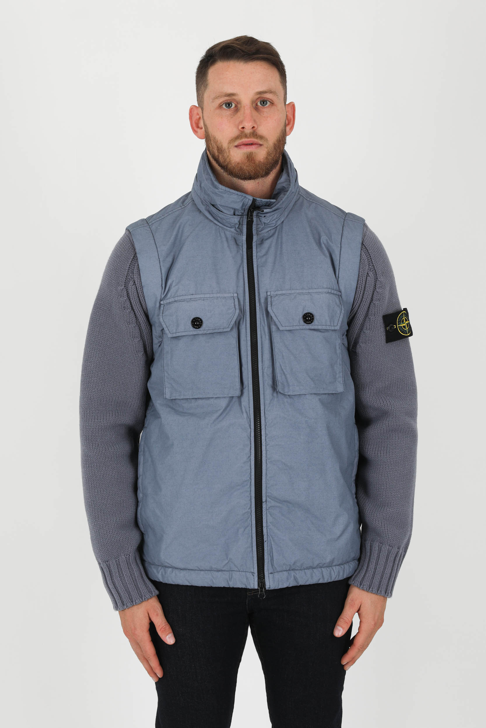 BLOUSON BI MATIERE STONE ISLAND LAVANDE 751543812-V0046