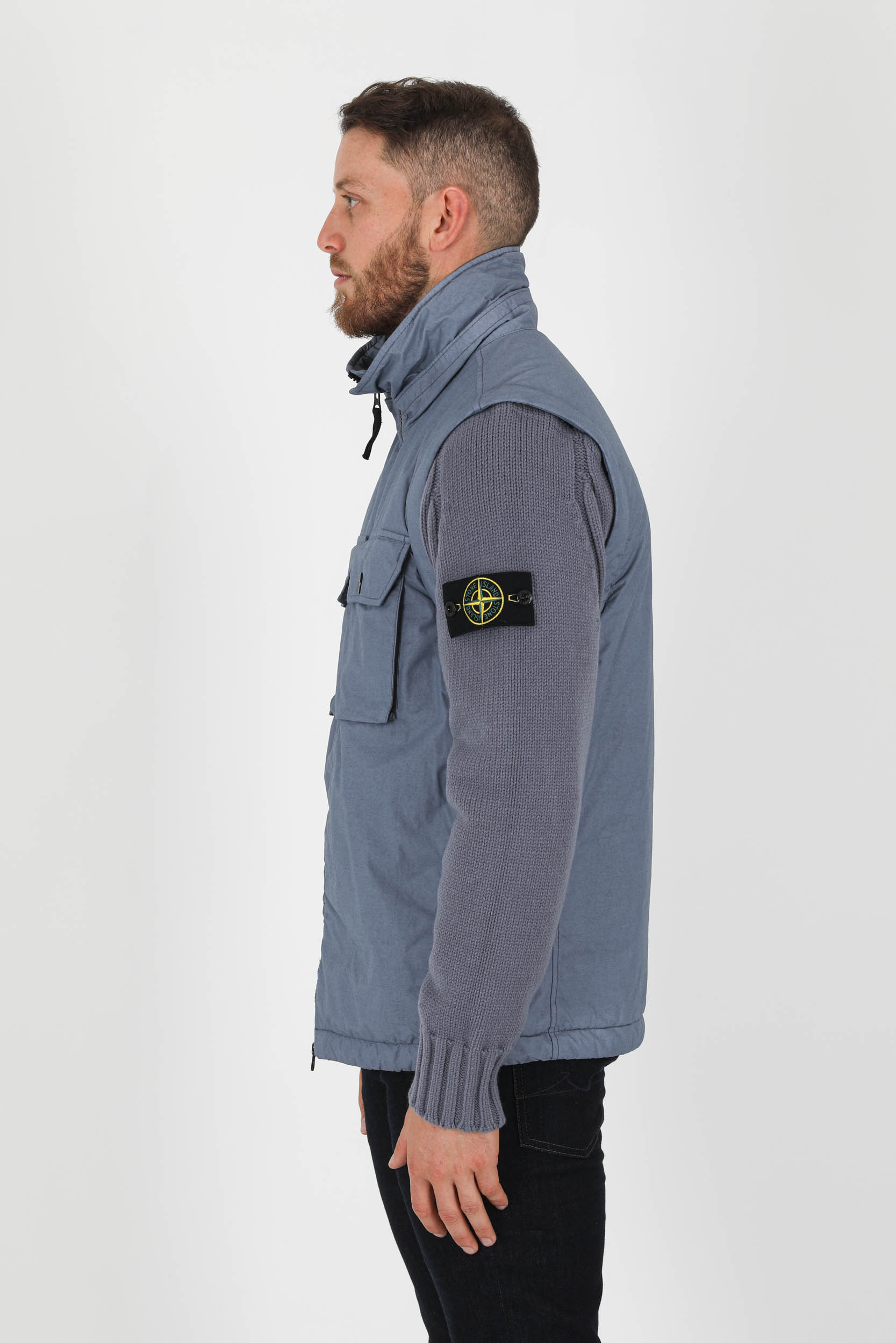 BLOUSON BI MATIERE STONE ISLAND LAVANDE 751543812-V0046