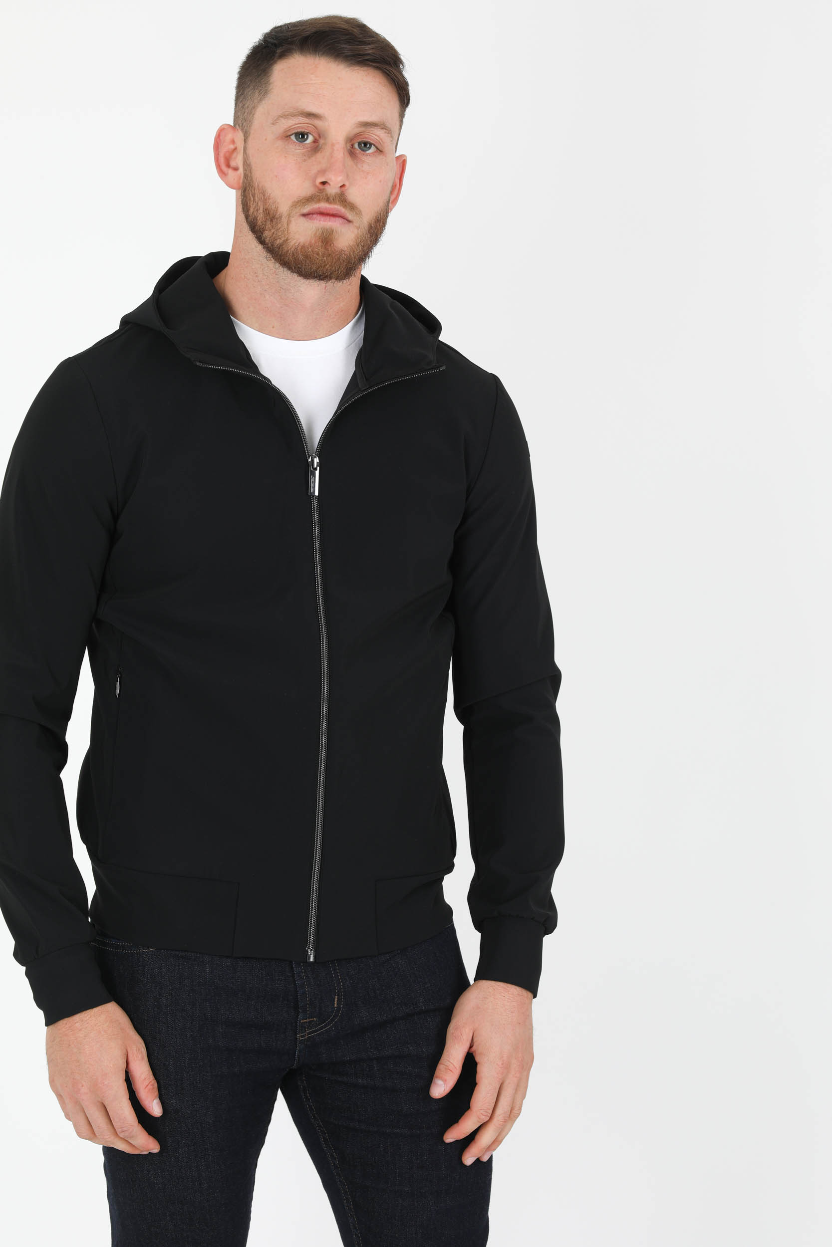 VESTE A CAPUCHE RRD NOIR W21150-10