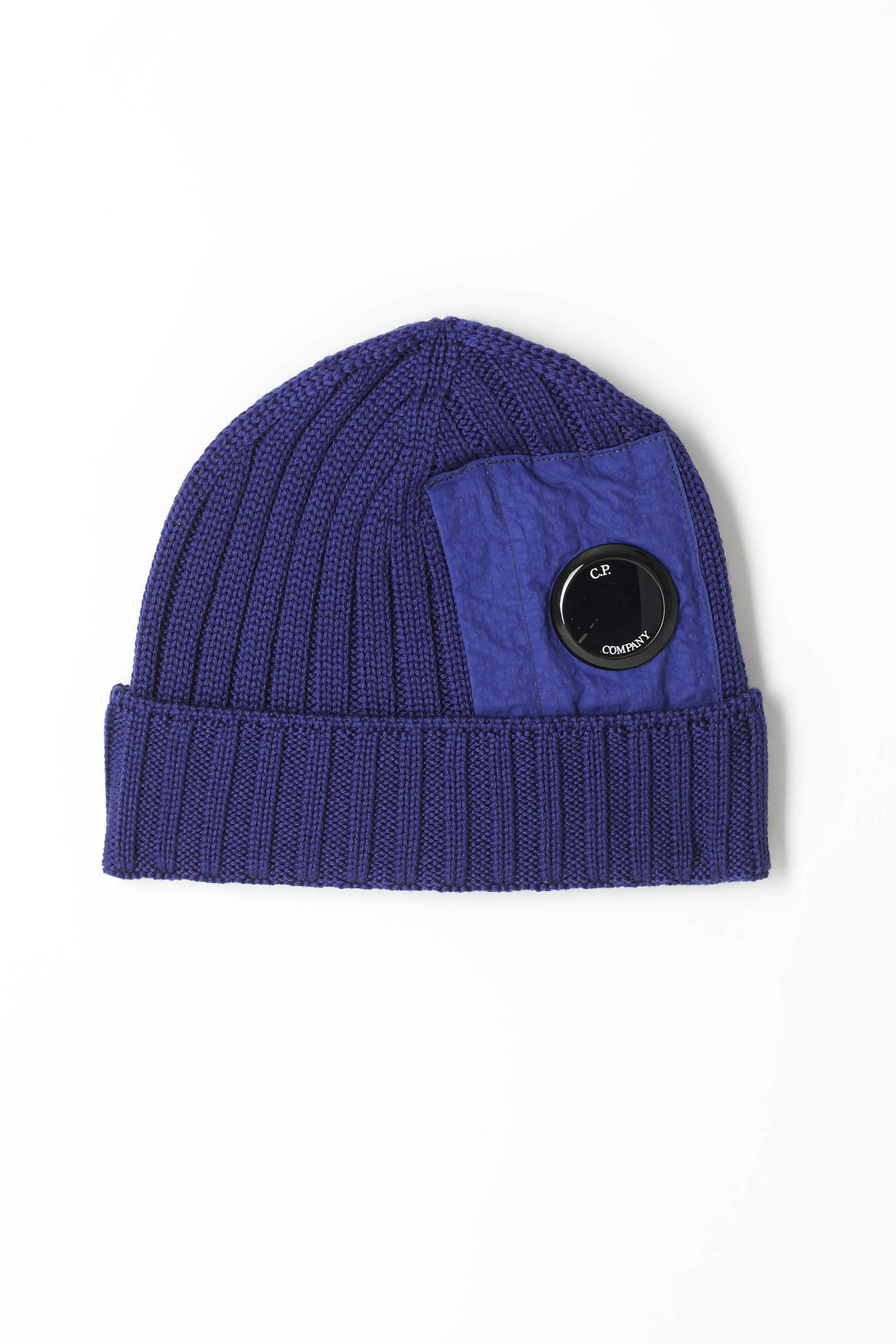 BONNET C.P COMPANY POCHE BLEU ELECTRIQUE C271A-878