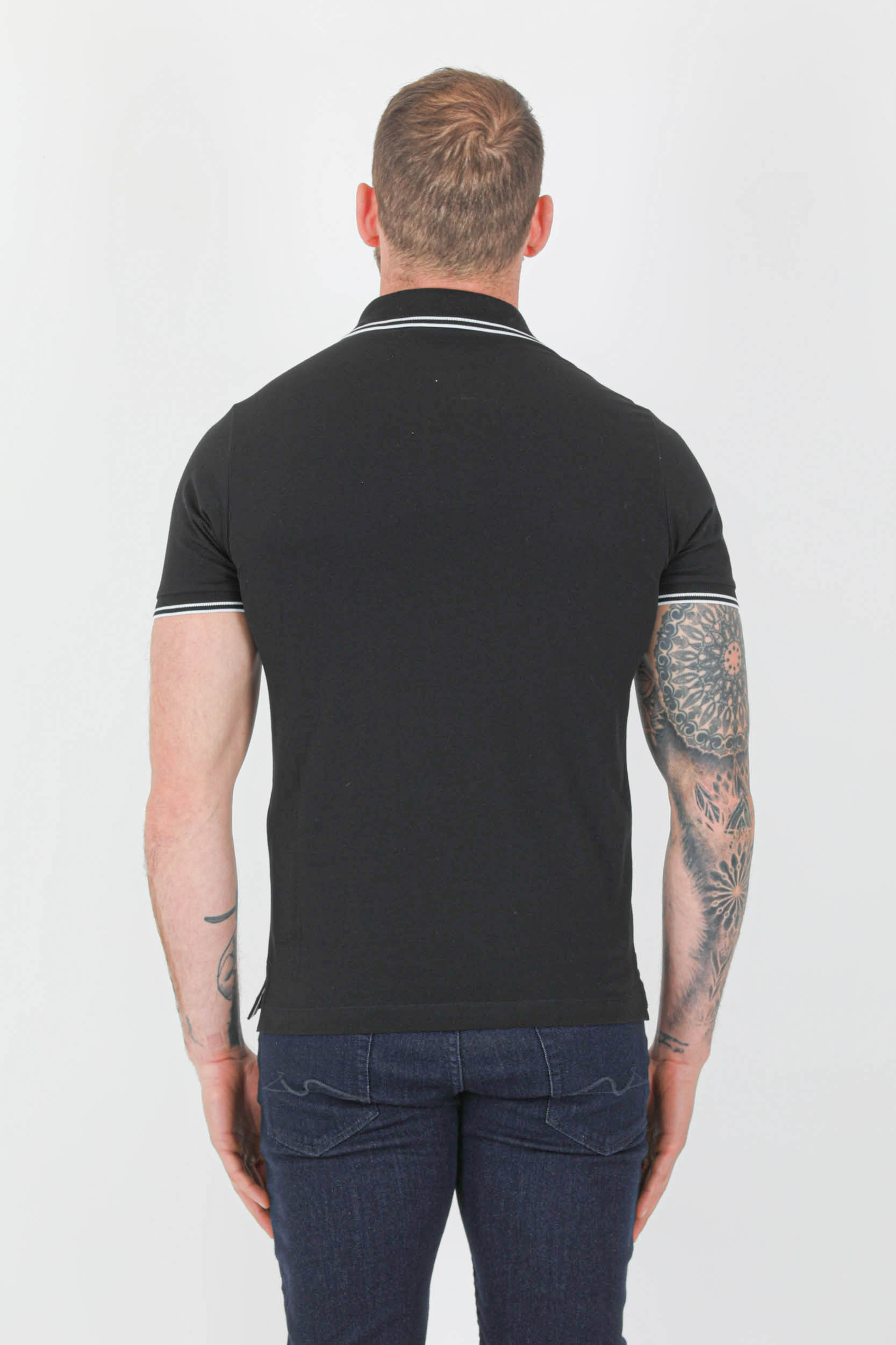 POLO STONE ISLAND NOIR 761522S18-V0029