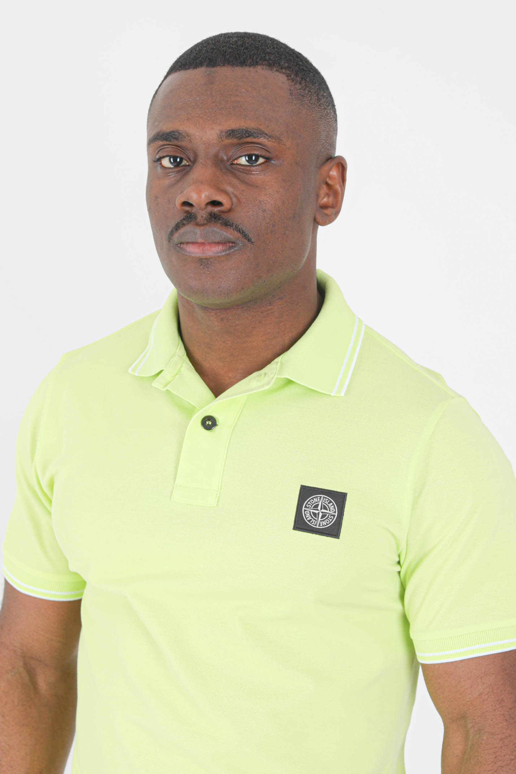 POLO STONE ISLAND JAUNE 761522S18-V0031