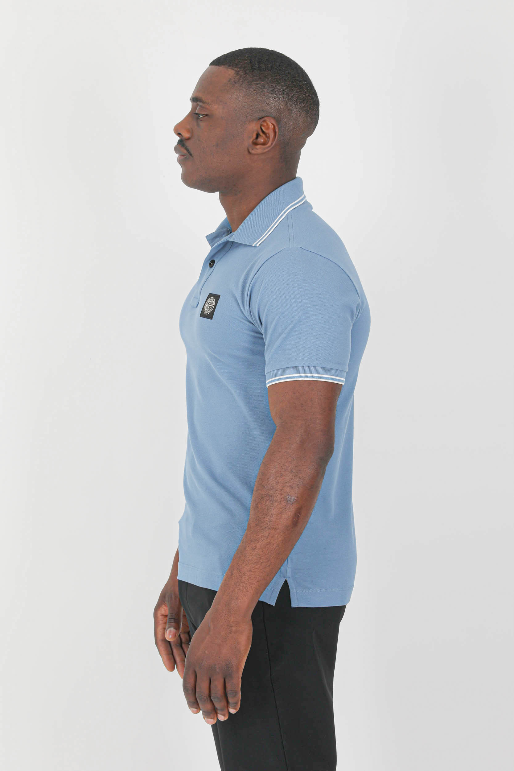 POLO STONE ISLAND BLEU 761522S18-V0046