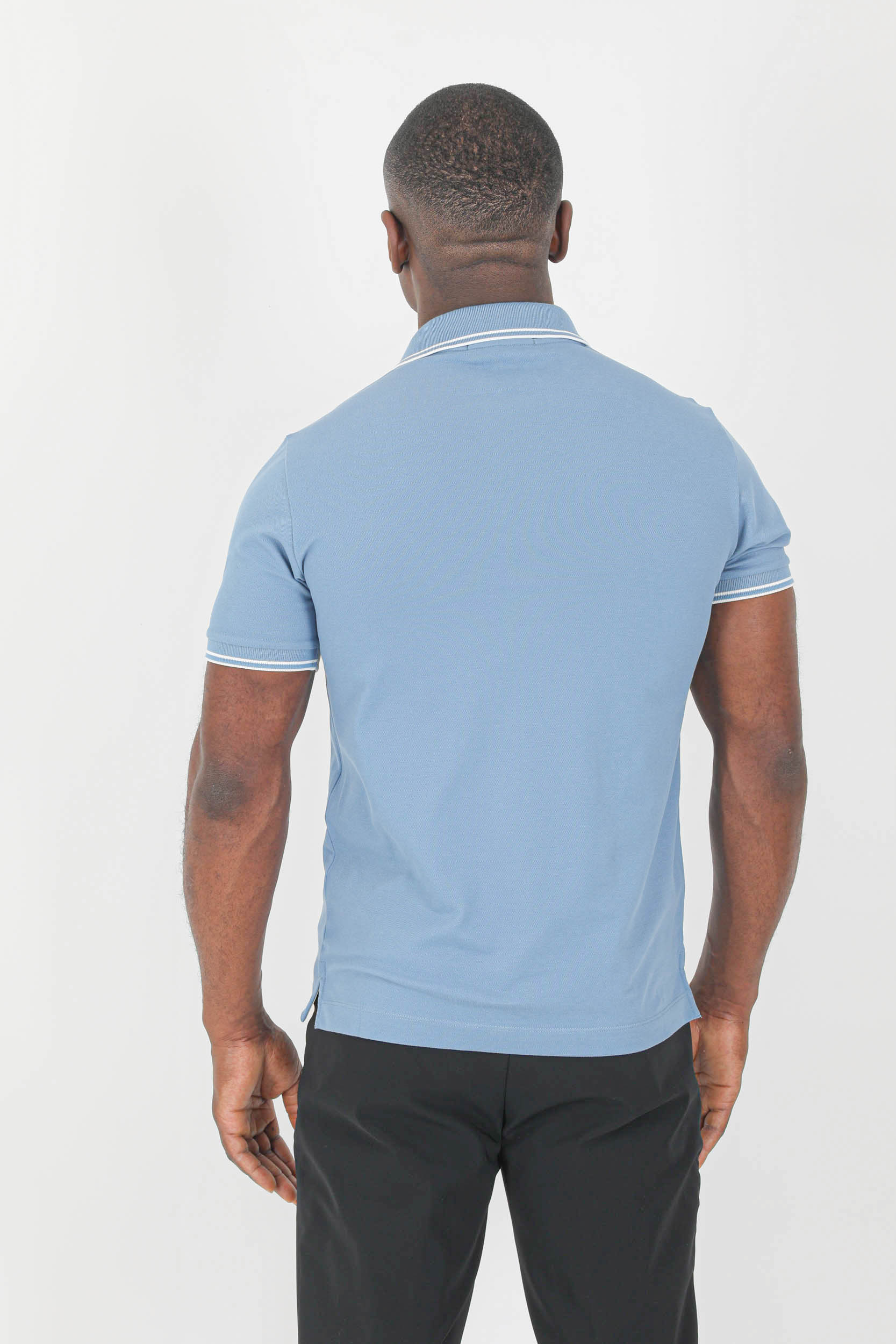 POLO STONE ISLAND BLEU 761522S18-V0046