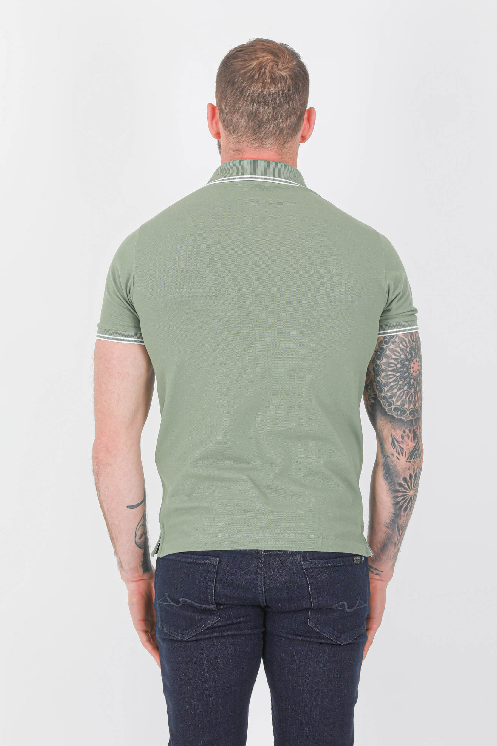 POLO STONE ISLAND KAKI 761522S18-V0058