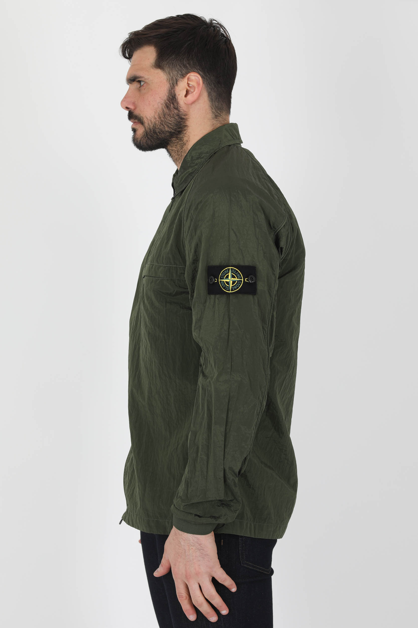 SURCHEMISE STONE ISLAND KAKI 761512321-V0058