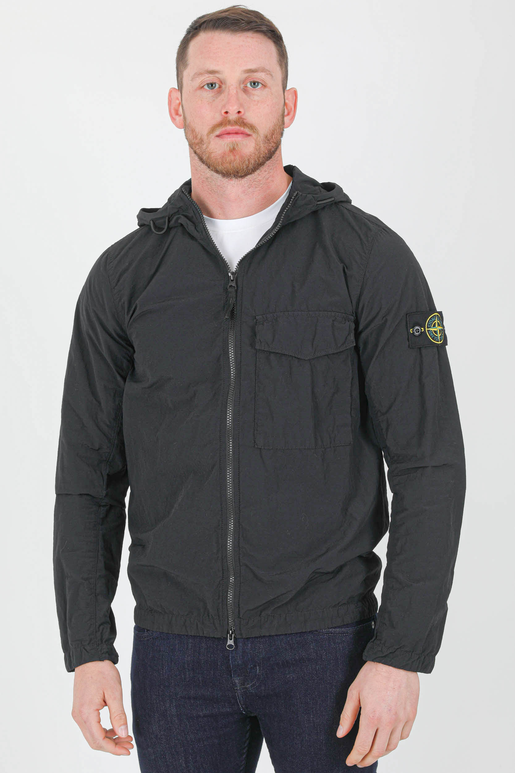 SURCHEMISE STONE ISLAND NOIRE 761512402-V0029