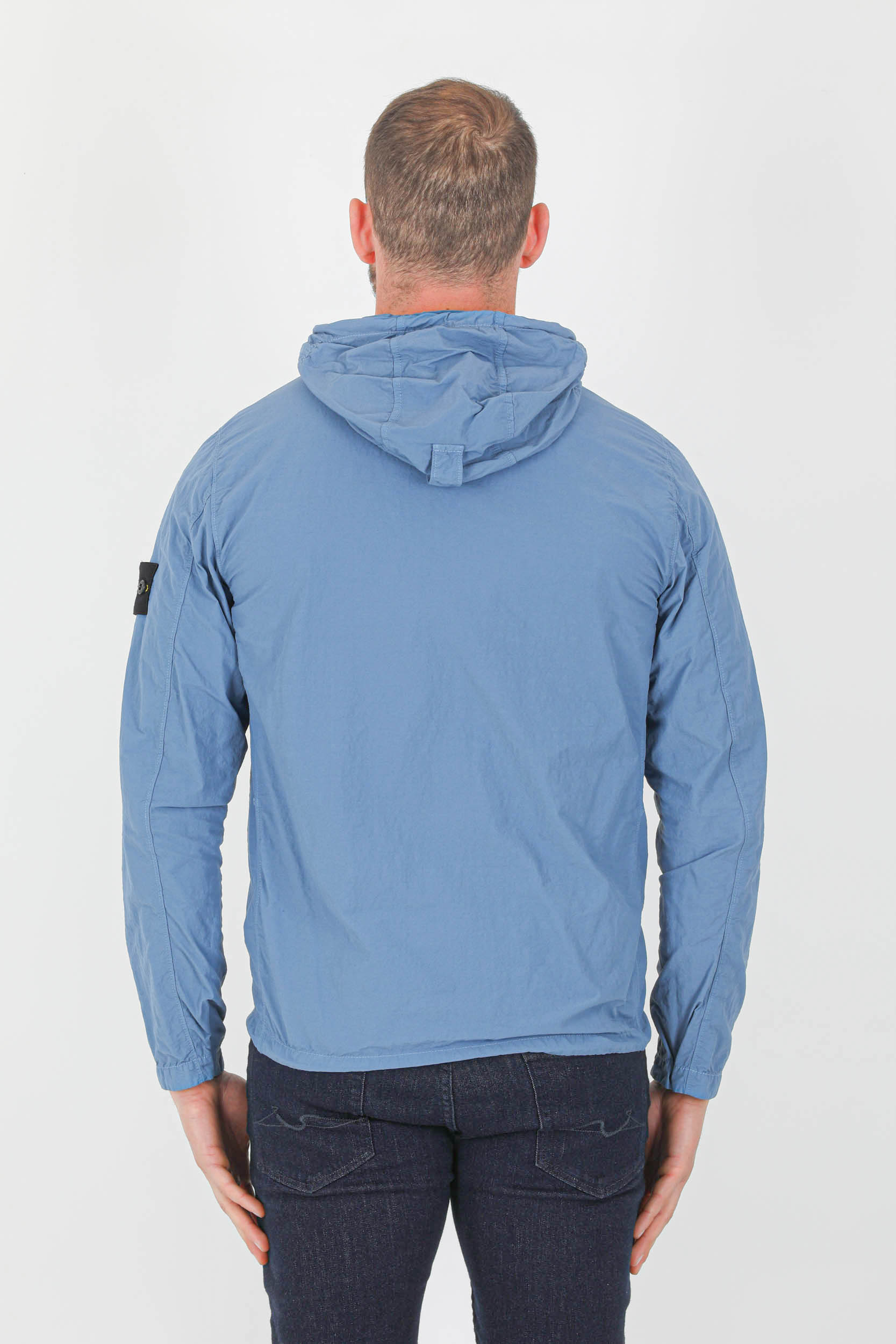 SURCHEMISE STONE ISLAND BLEU 761512402-V0046