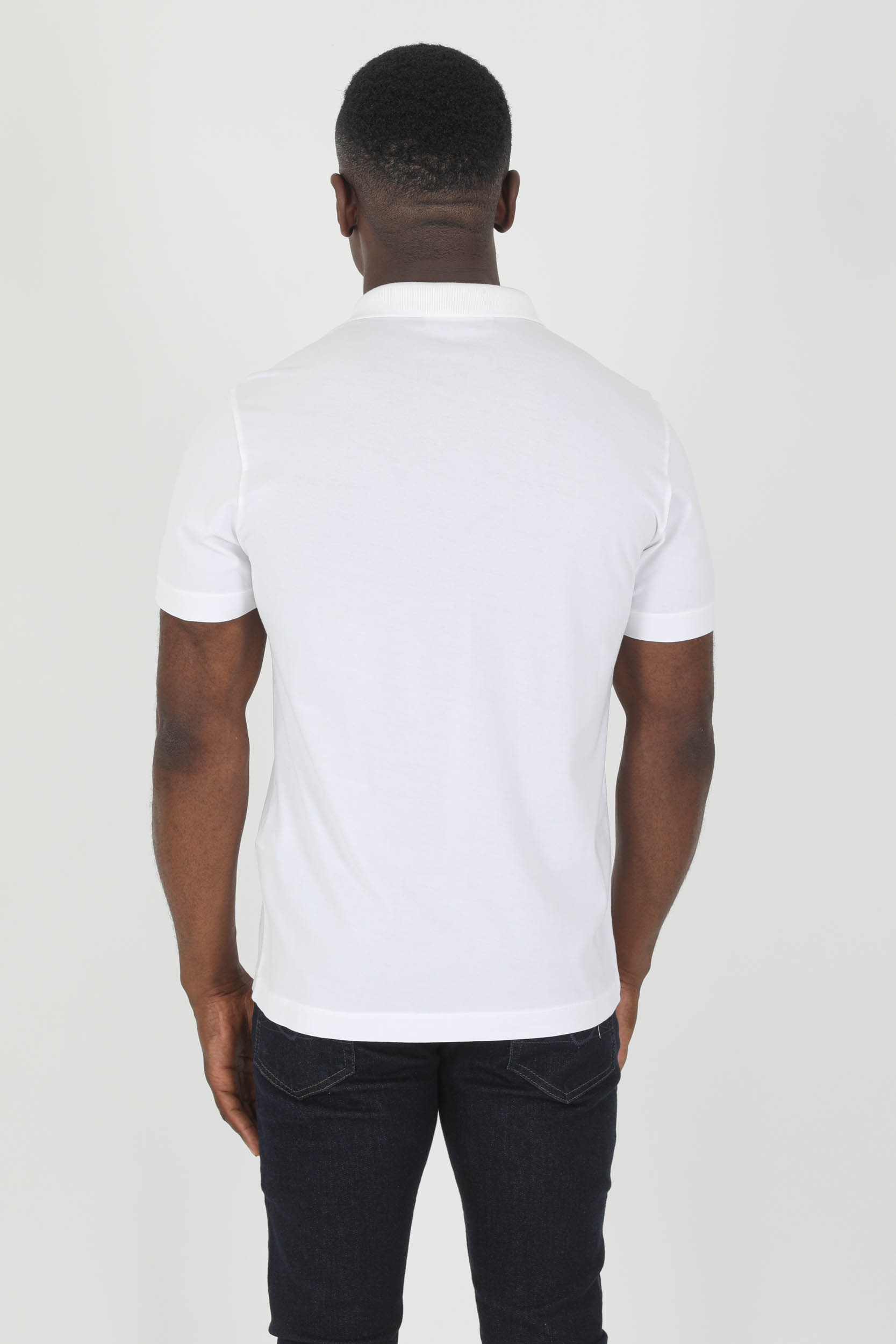 POLO STONE ISLAND BLANC JERSEY 761522613-V0001