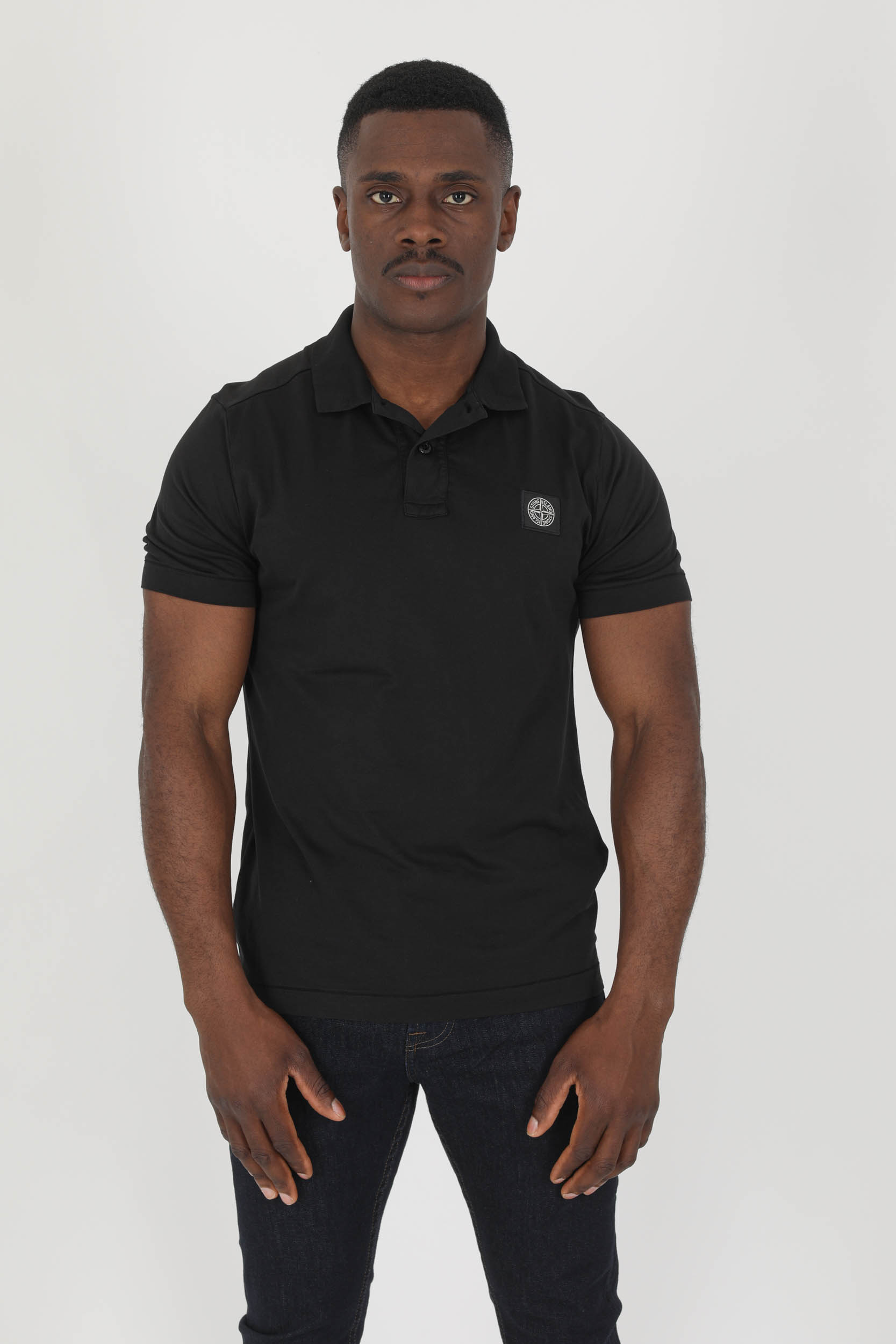 POLO STONE ISLAND NOIR JERSEY 761522613-V0029