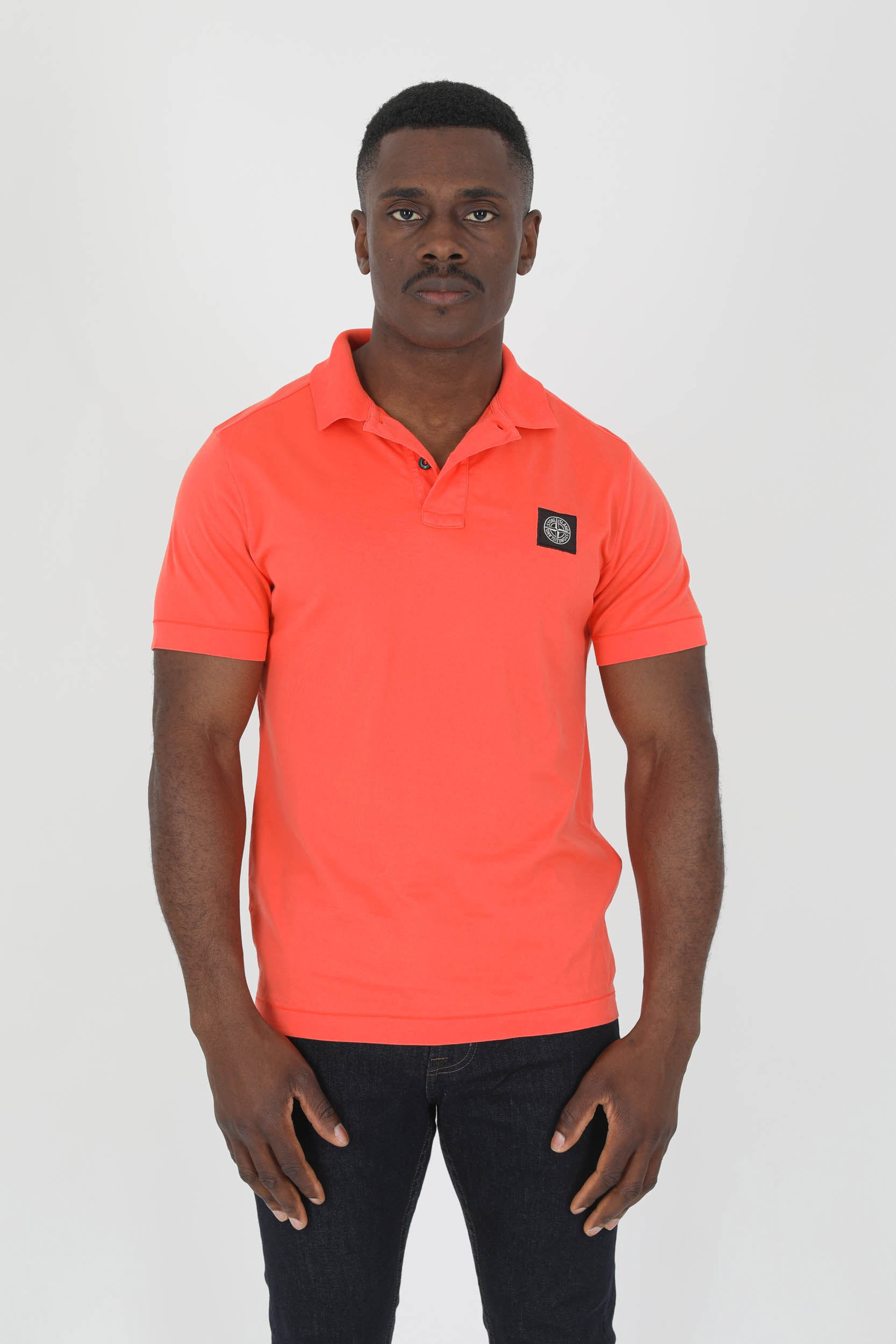 POLO STONE ISLAND ORANGE JERSEY 761522613-V0032