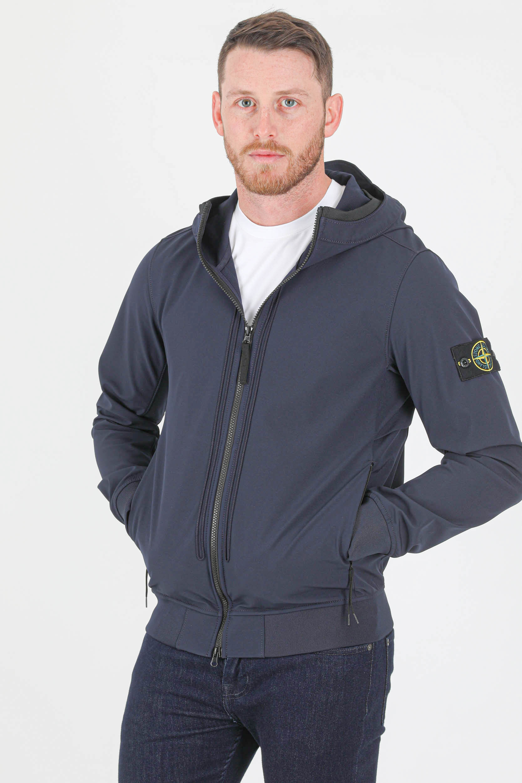 BLOUSON SOFT SHELL-R MARINE 761540427-V0020