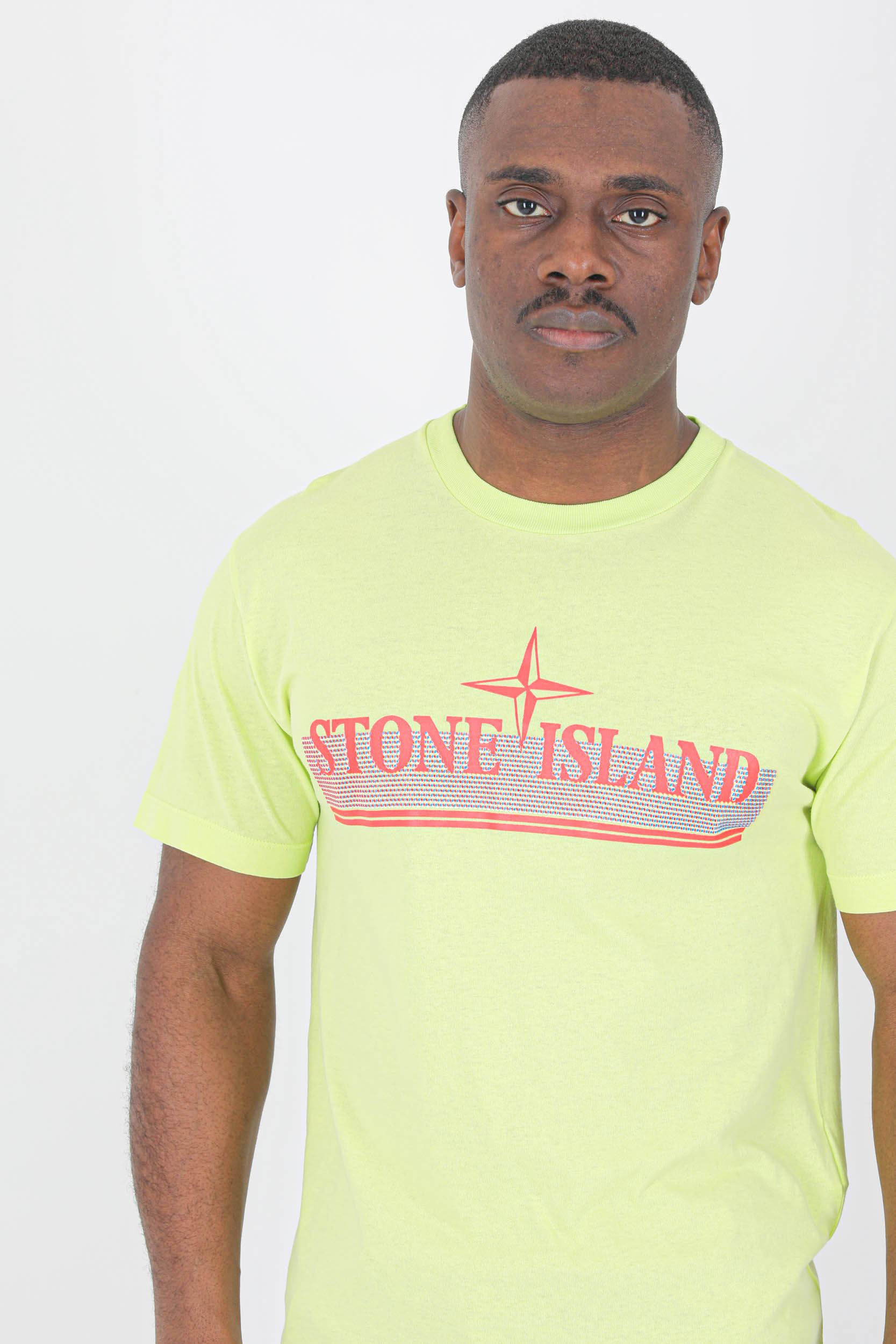 TEE-SHIRT STONE ISLAND JAUNE 76152NS92-V0031