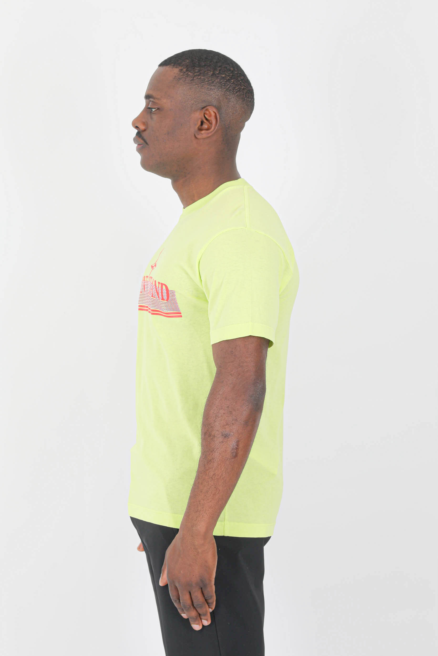 TEE-SHIRT STONE ISLAND JAUNE 76152NS92-V0031