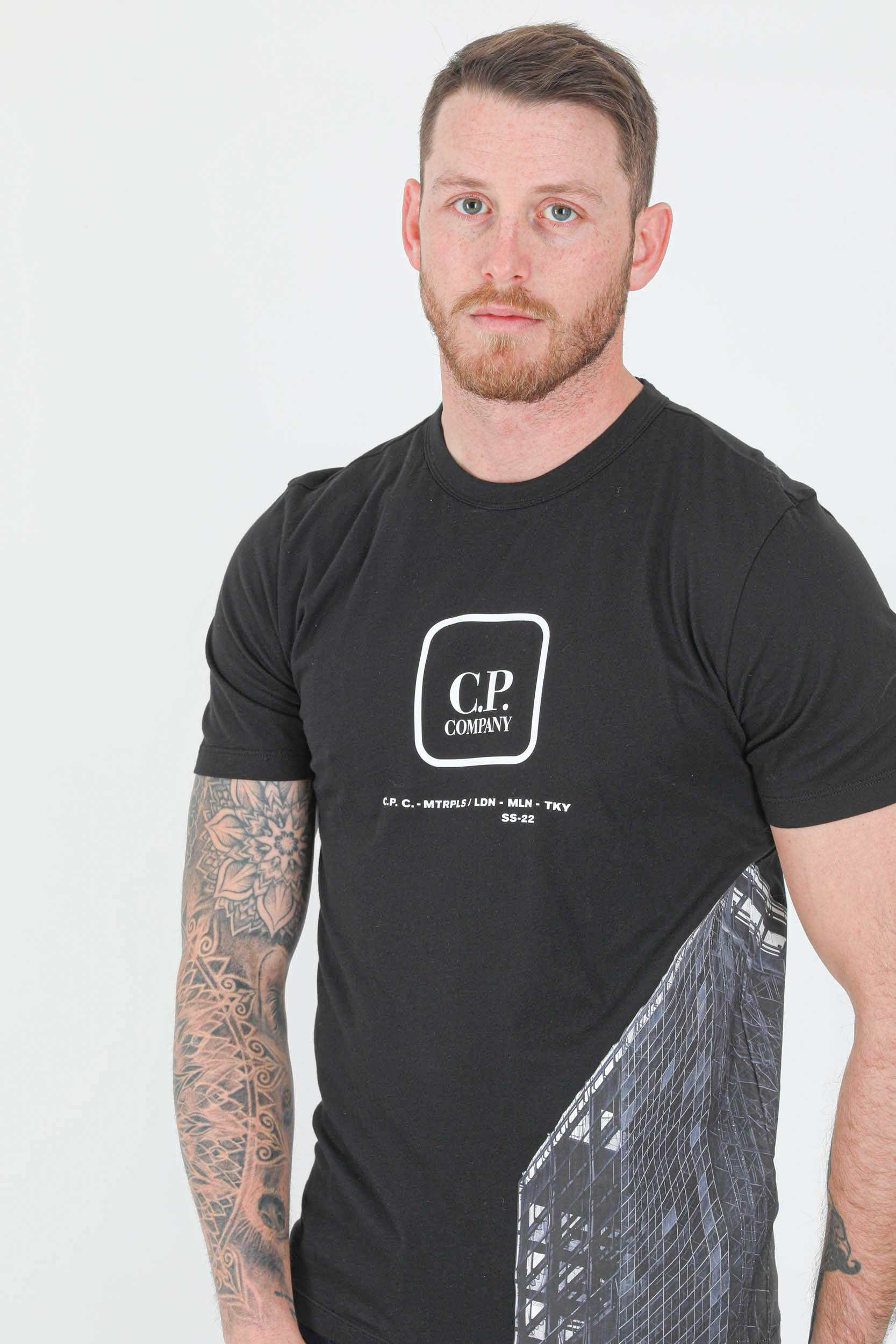 TEE-SHIRT CP COMPANY NOIR S194A-999