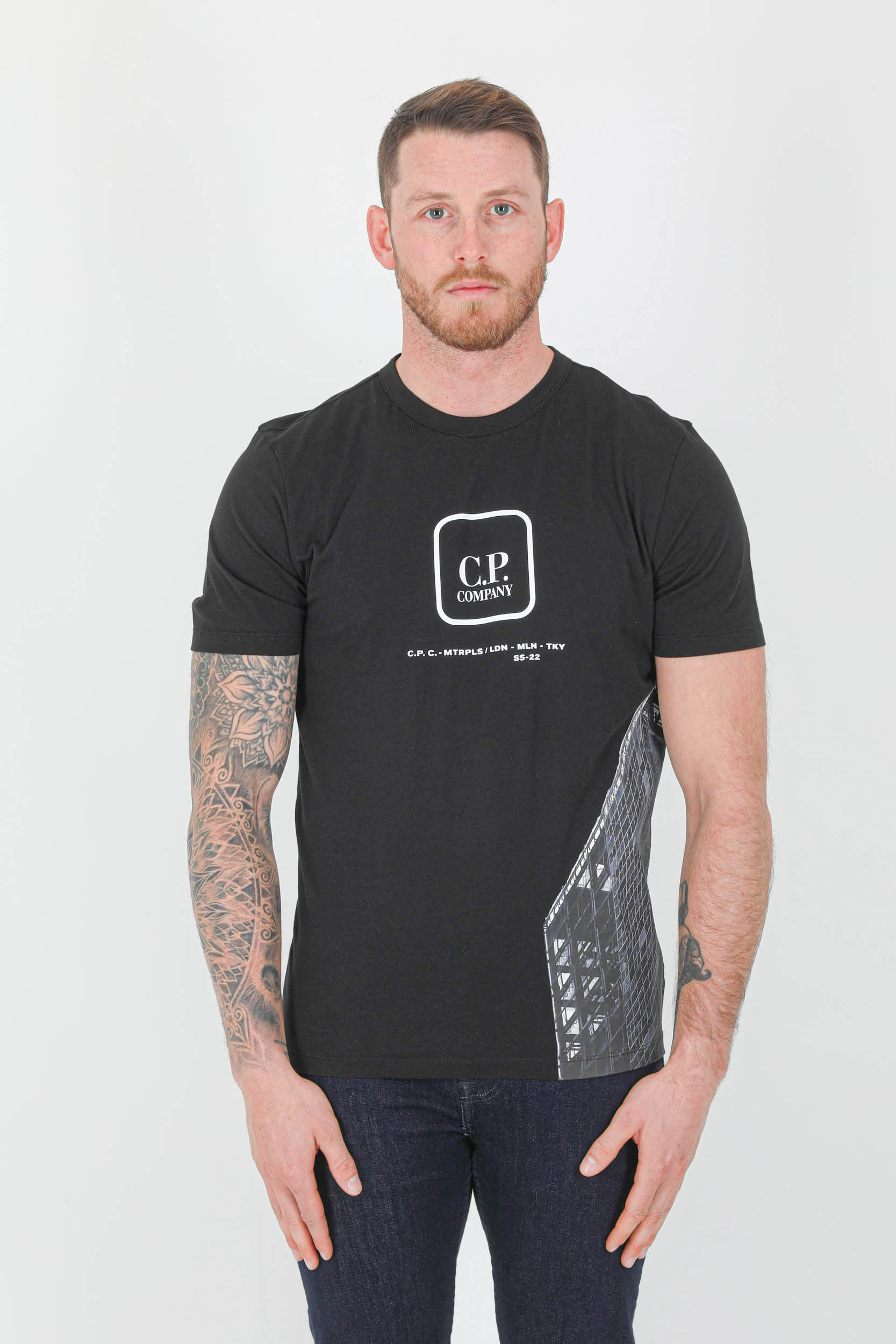 TEE-SHIRT CP COMPANY NOIR S194A-999