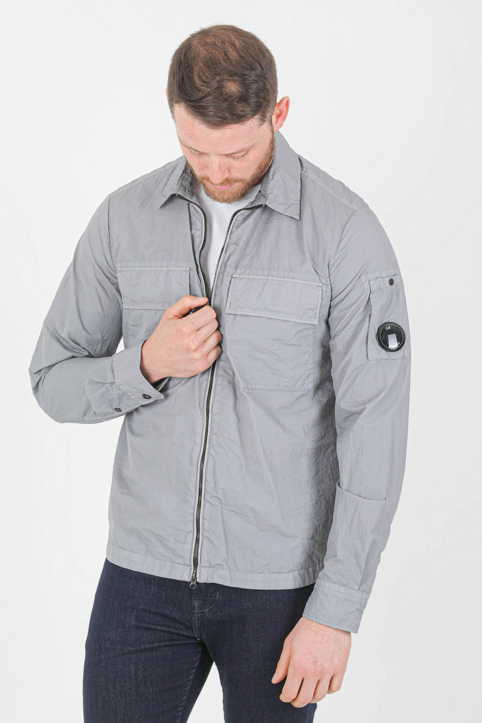 SURCHEMISE CP COMPANY GRISE H141A-937