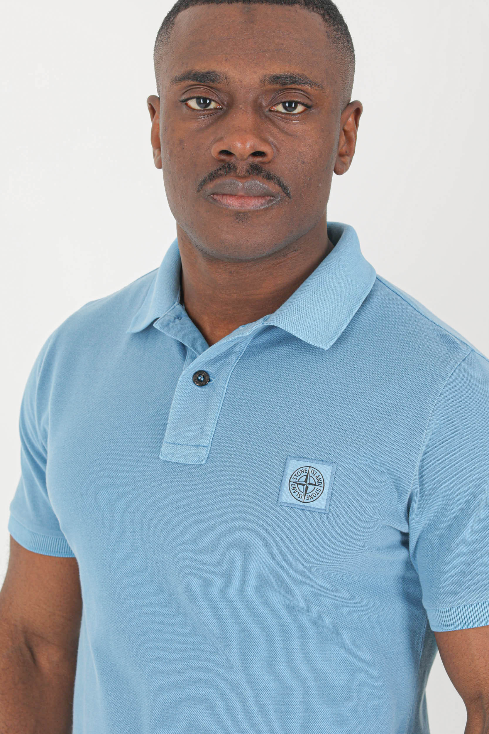 POLO STONE ISLAND BLEU WASHED 761522S67-V0046