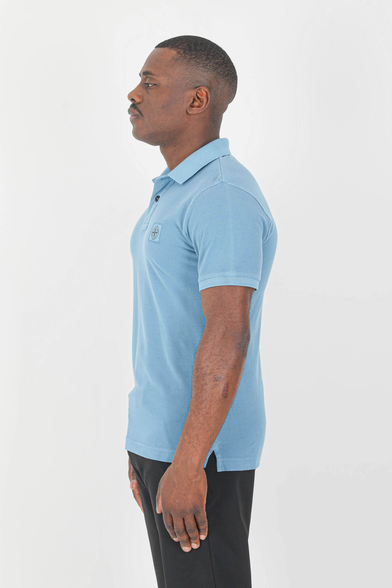 POLO STONE ISLAND BLEU WASHED 761522S67-V0046