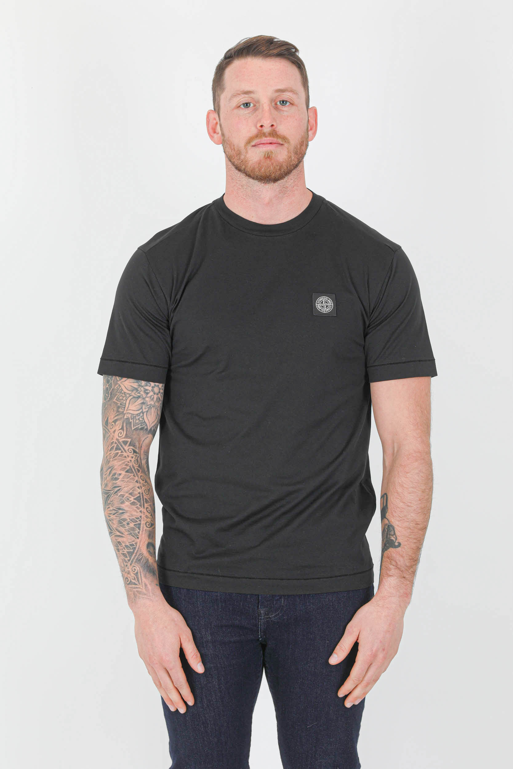 TEE-SHIRT STONE ISLAND NOIR 761524113-V0029