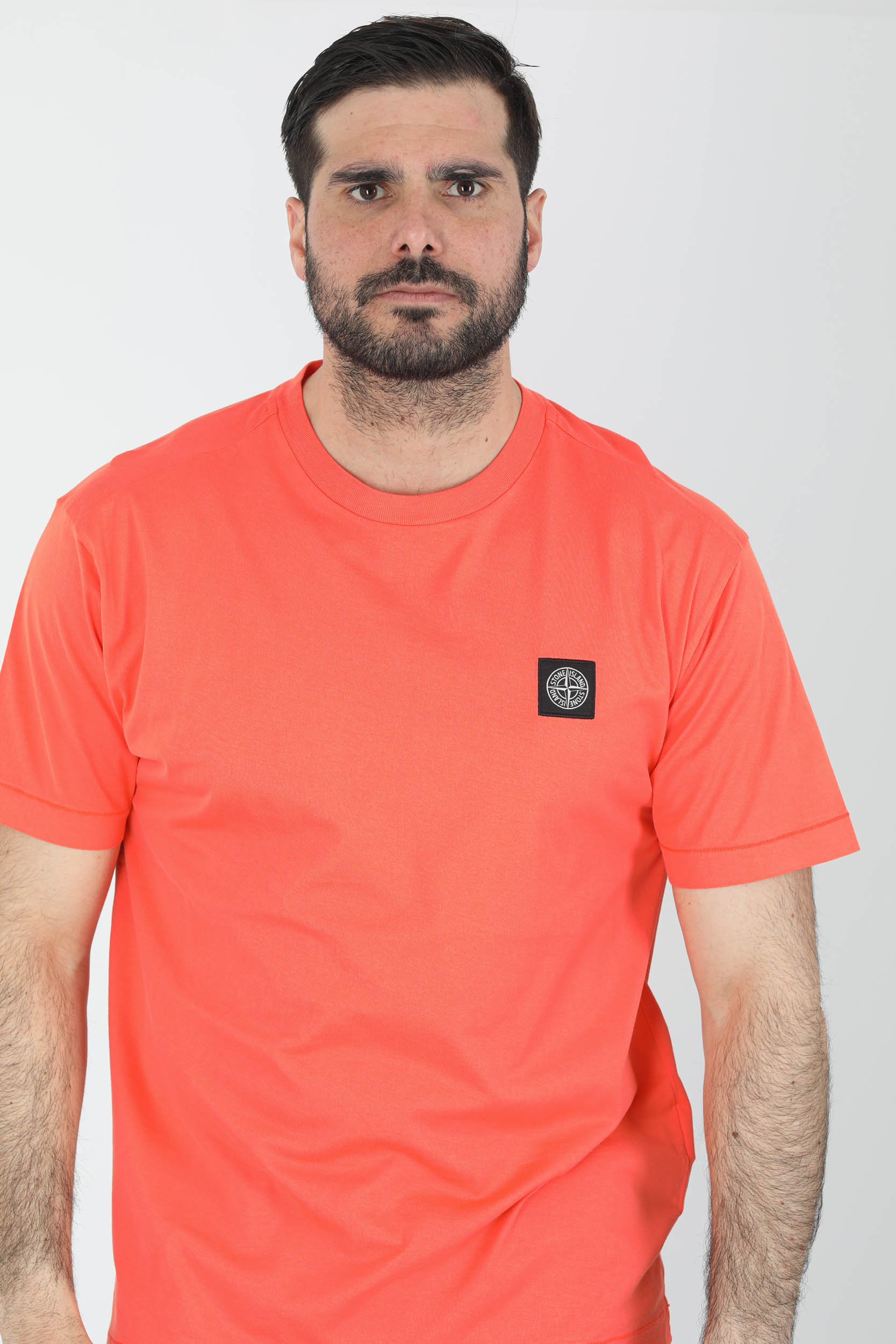 TEE-SHIRT STONE ISLAND ORANGE 761524113-V0032
