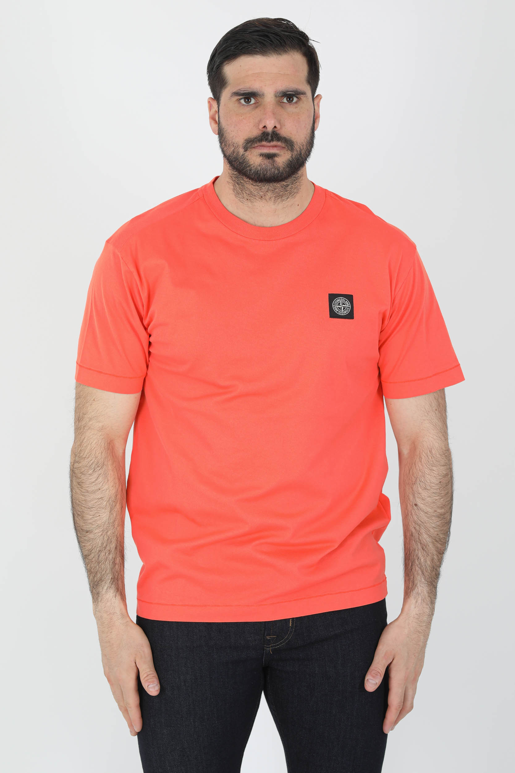 TEE-SHIRT STONE ISLAND ORANGE 761524113-V0032