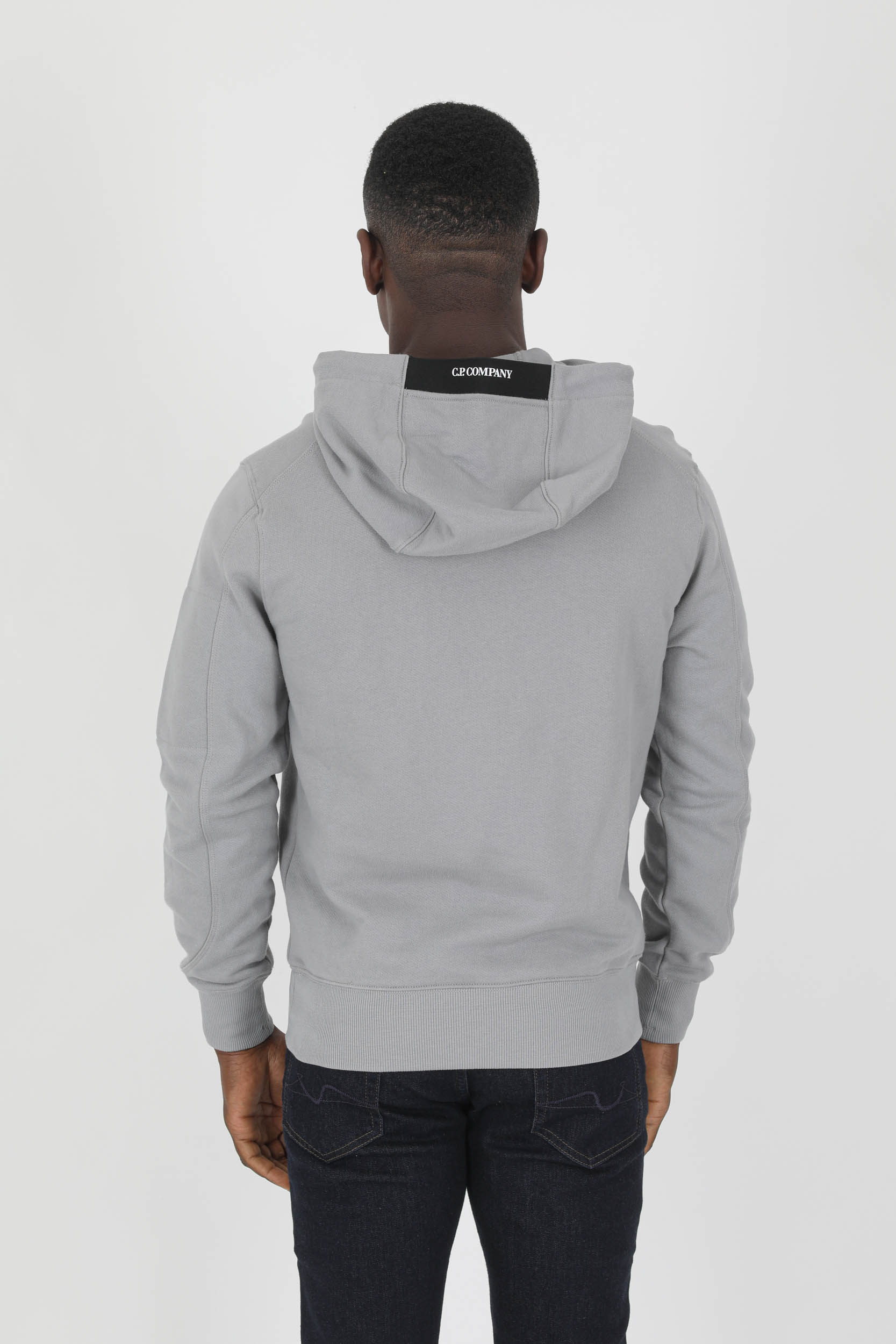 SWEAT A CAPUCHE C.P COMPANY GRIS S023A-937