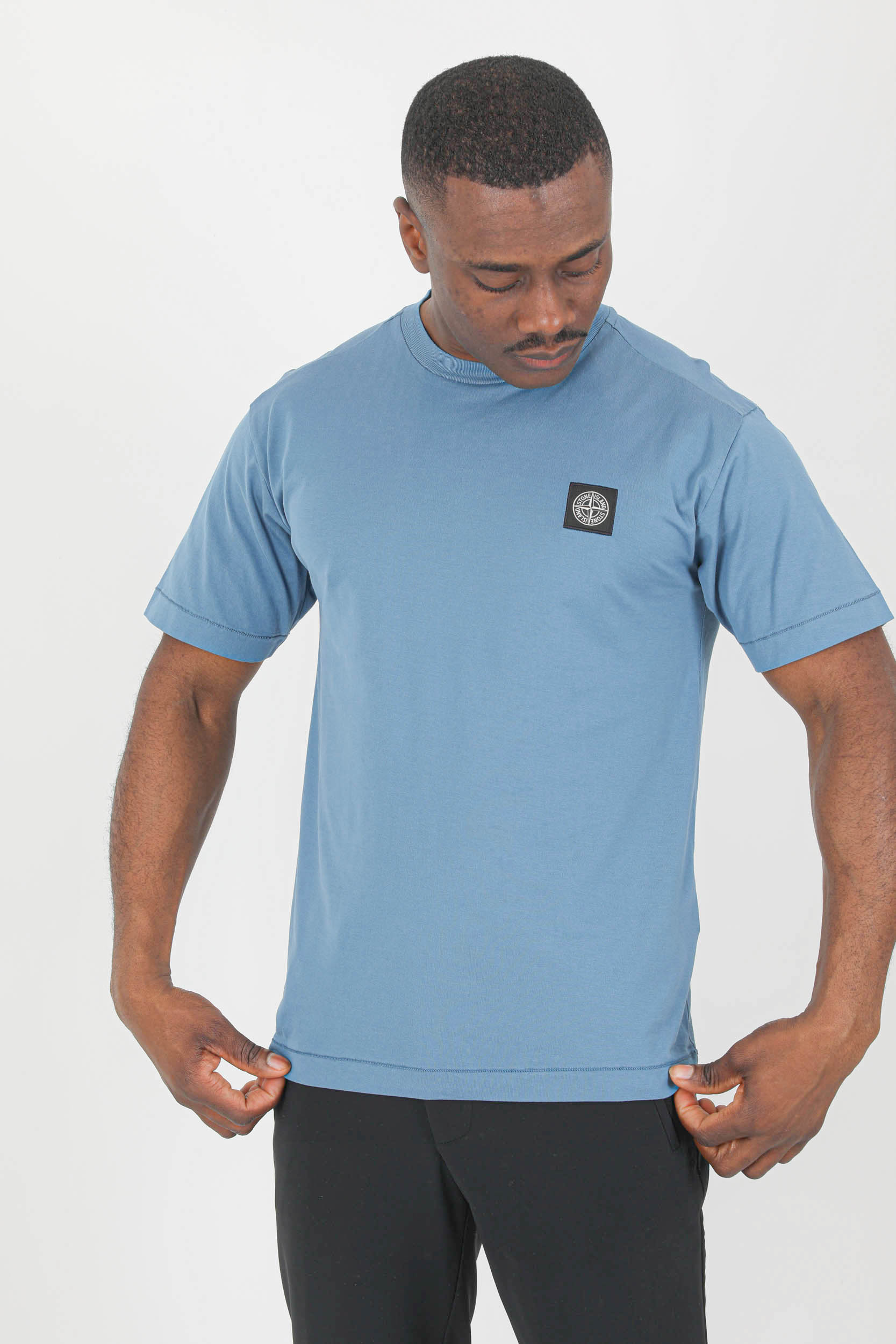 TEE-SHIRT STONE ISLAND BLEU 761524113-V0046