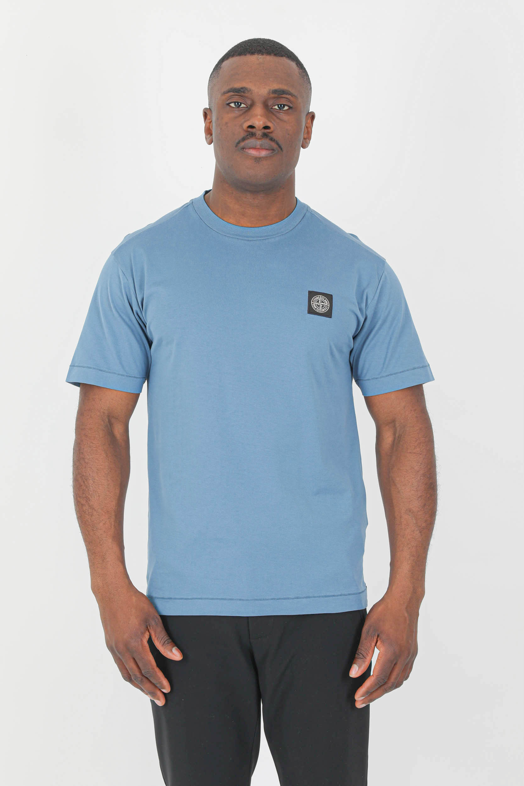 TEE-SHIRT STONE ISLAND BLEU 761524113-V0046