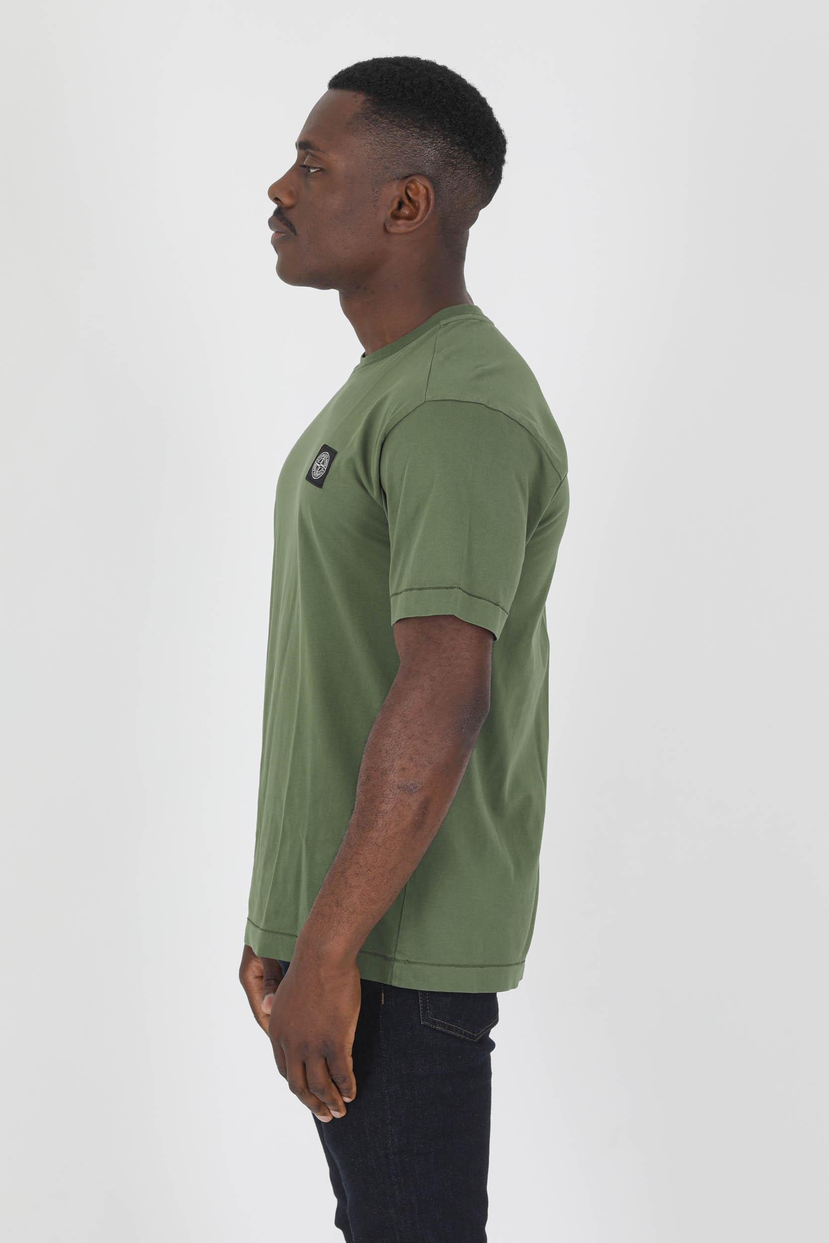 T-SHIRT STONE ISLAND KAKI 761524113-V0058