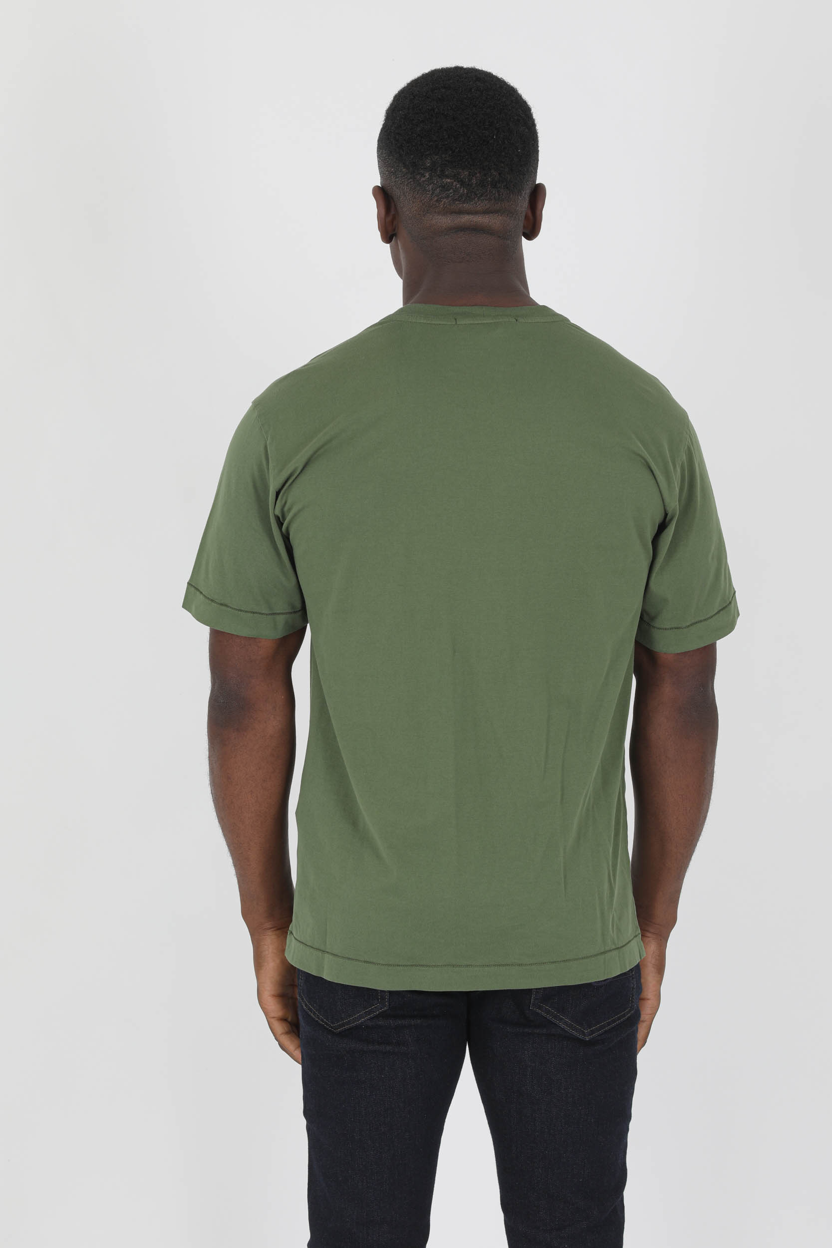 T-SHIRT STONE ISLAND KAKI 761524113-V0058