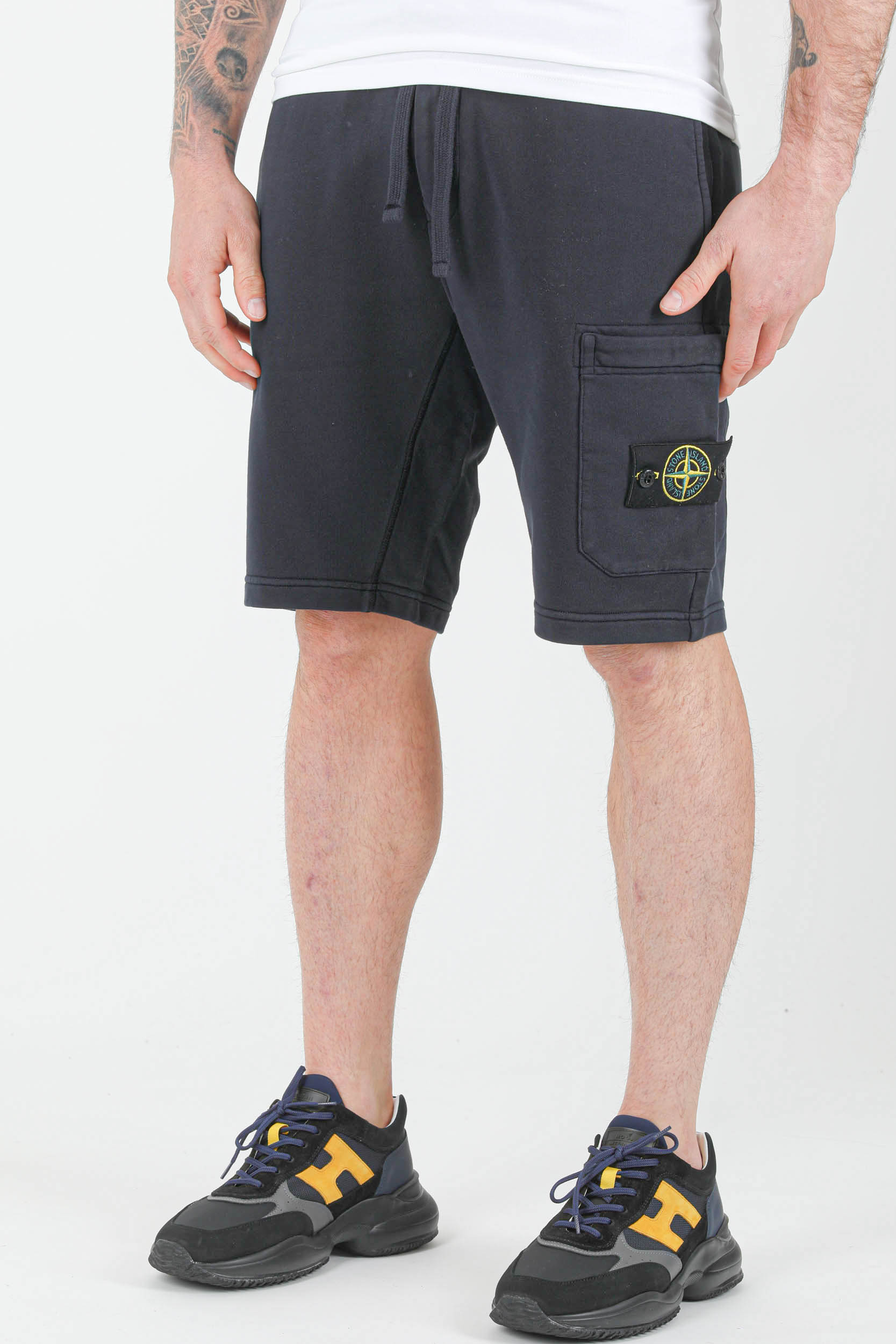 SHORT MOLLETON STONE ISLAND MARINE 761564651-V0020