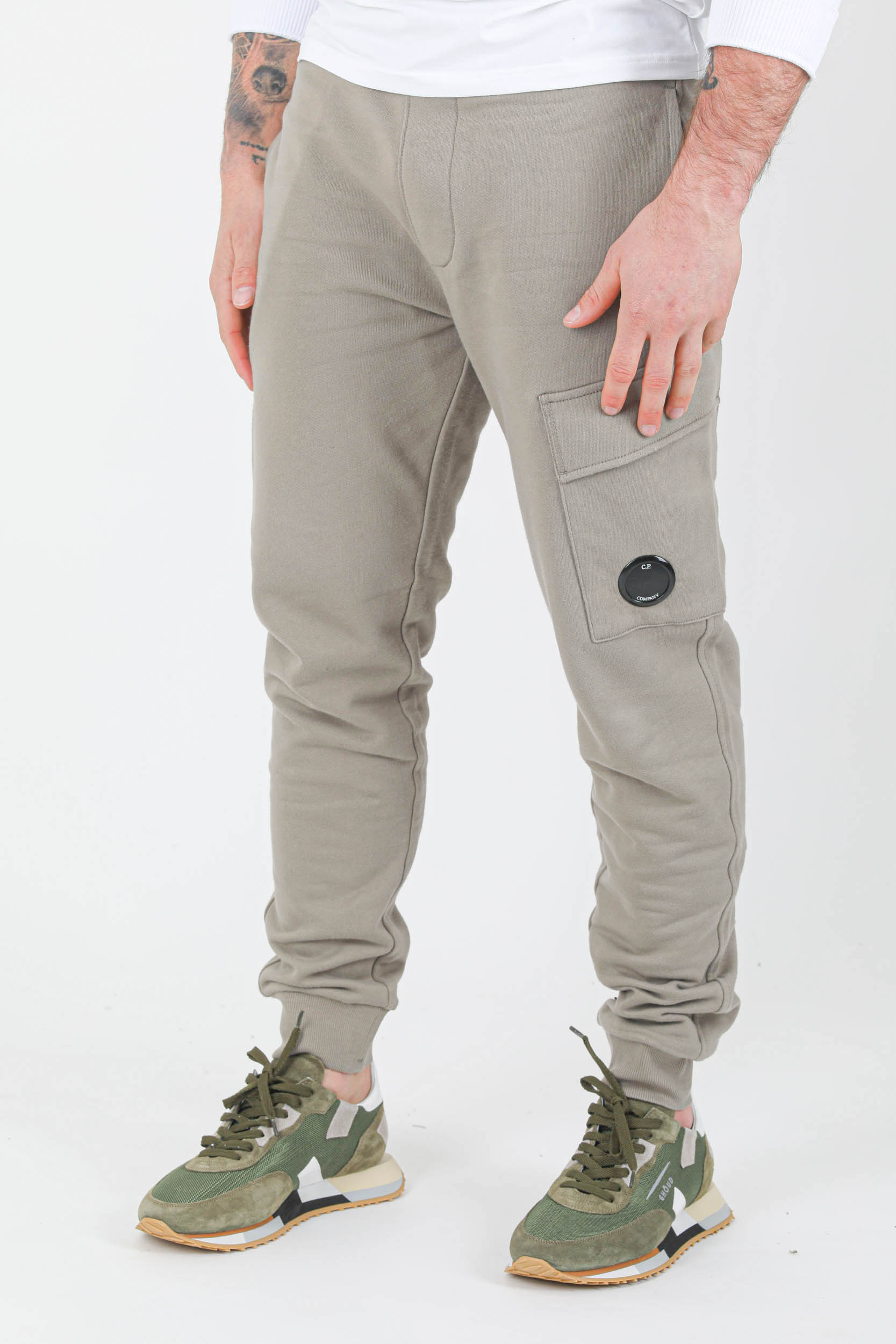 BAS DE JOGGING CP COMPANY TAUPE P017A-322