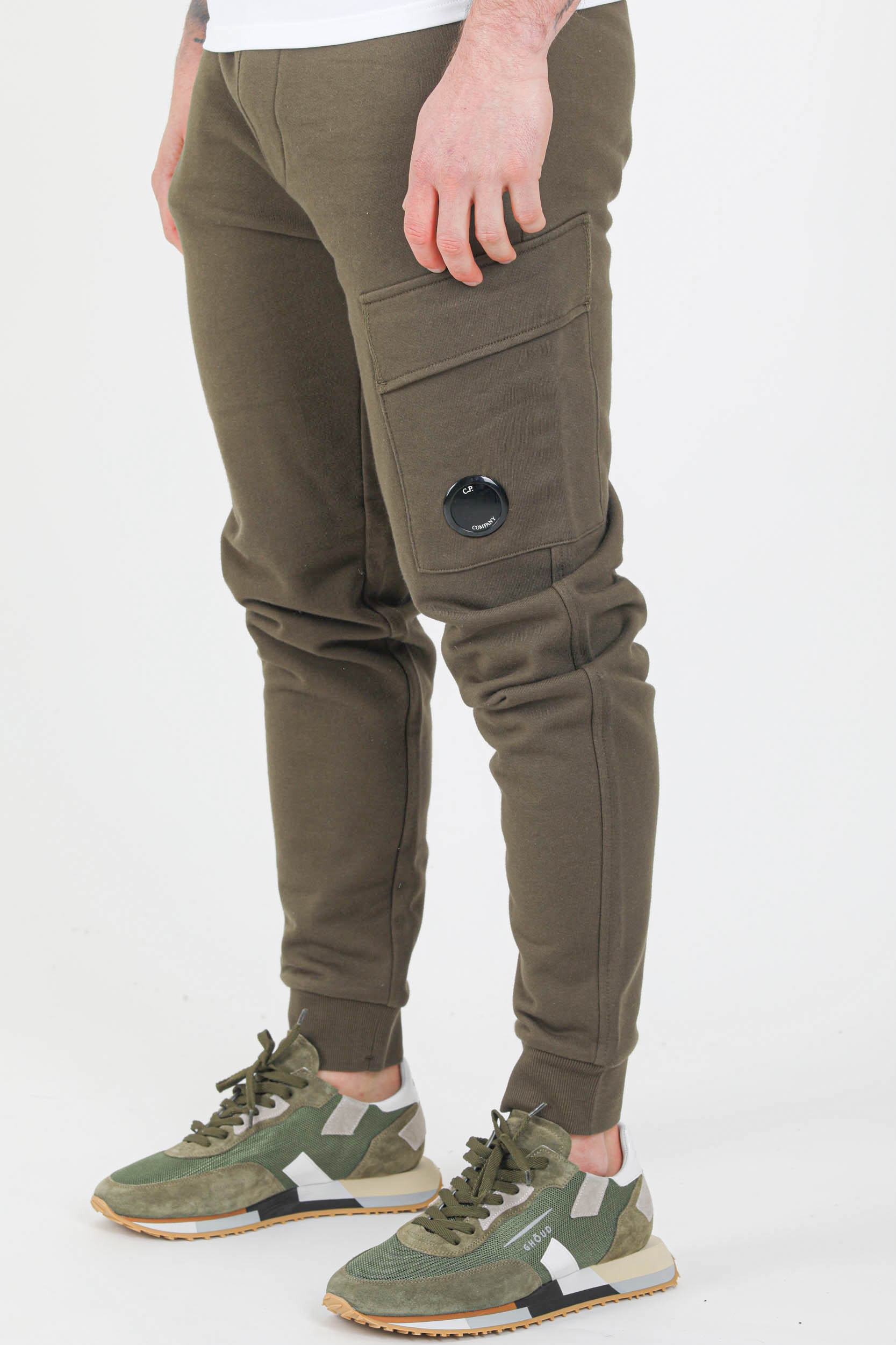 BAS DE JOGGING CP COMPANY KAKI P017A-683