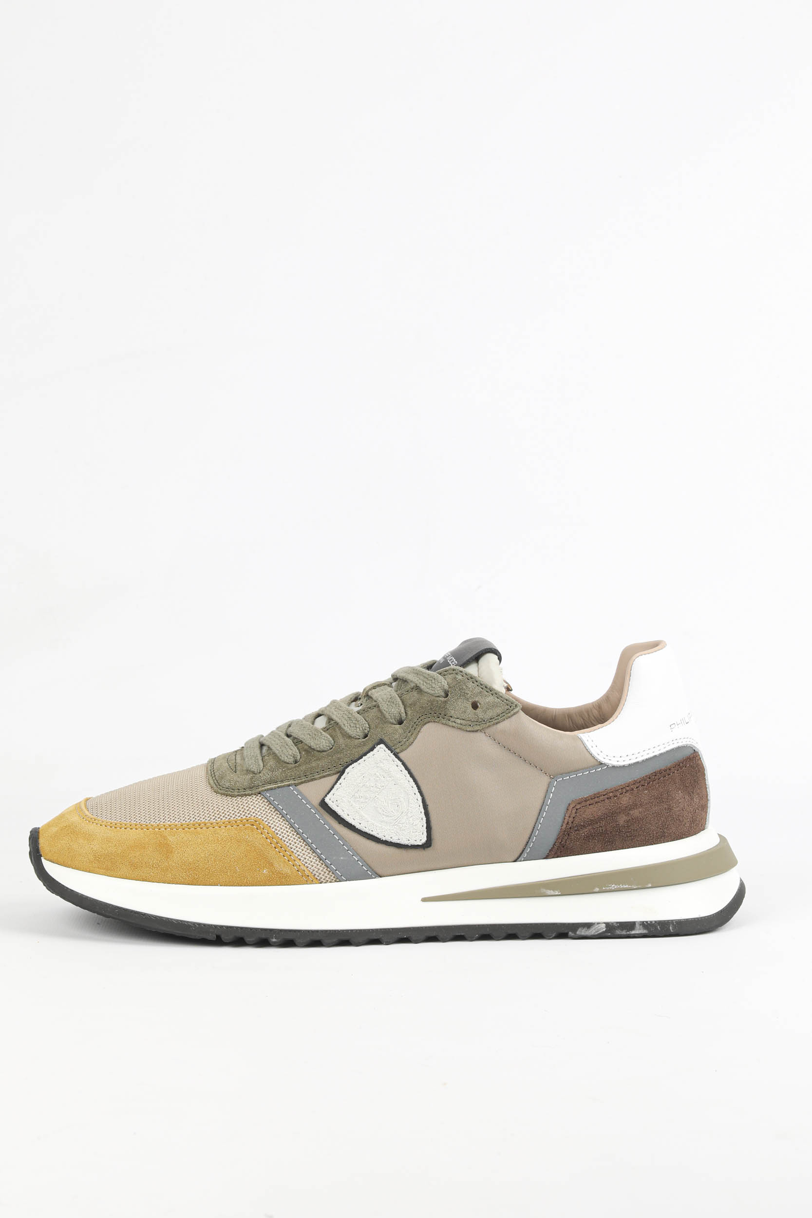 BASKETS PHILIPPE MODEL MARRON/BEIGE TYLU-W005