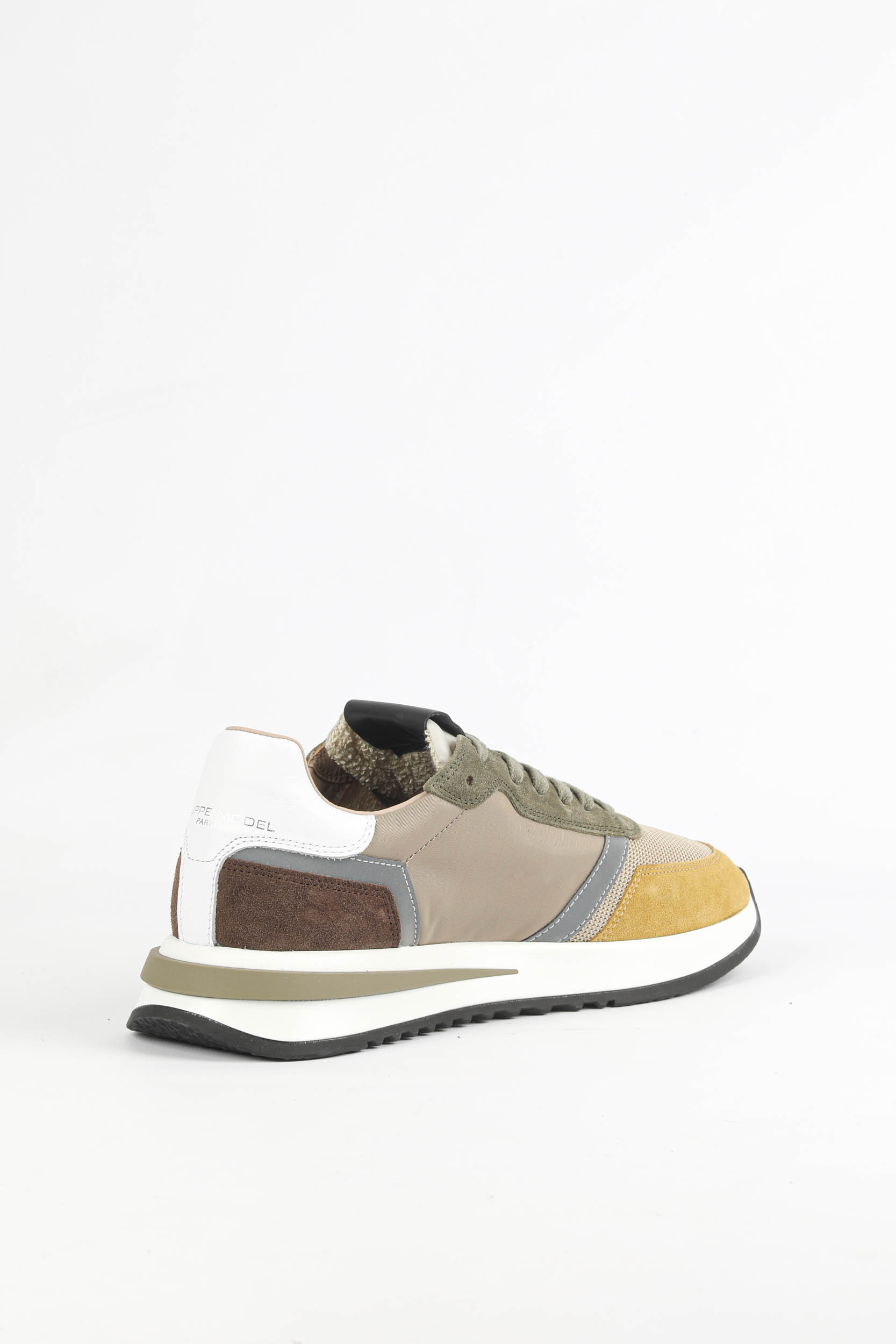 BASKETS PHILIPPE MODEL MARRON/BEIGE TYLU-W005