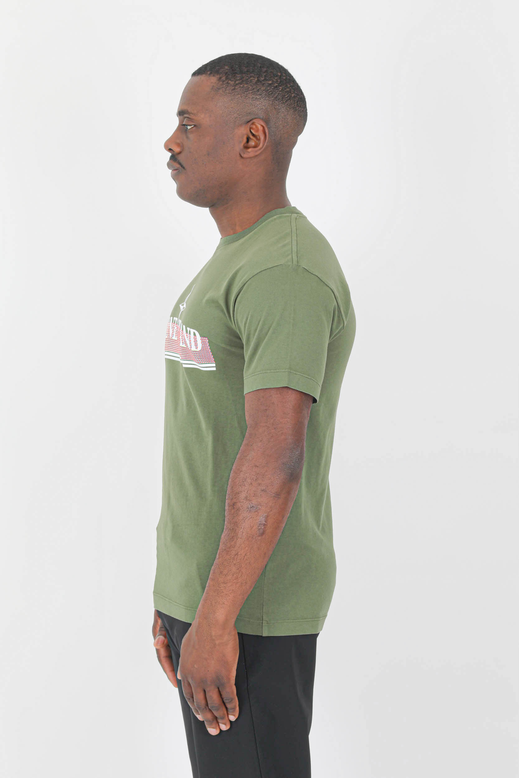 TEE-SHIRT STONE ISLAND KAKI 76152NS92-V0058