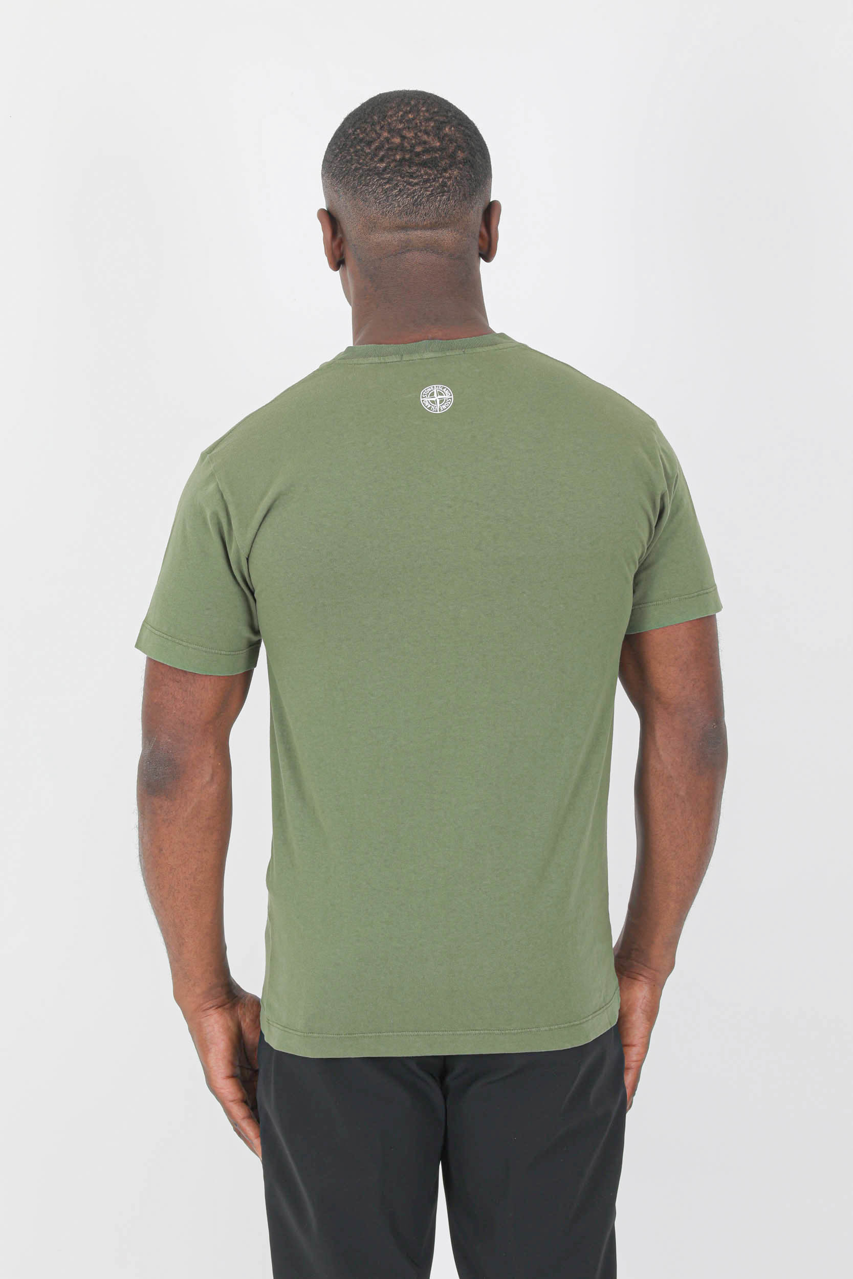 TEE-SHIRT STONE ISLAND KAKI 76152NS92-V0058