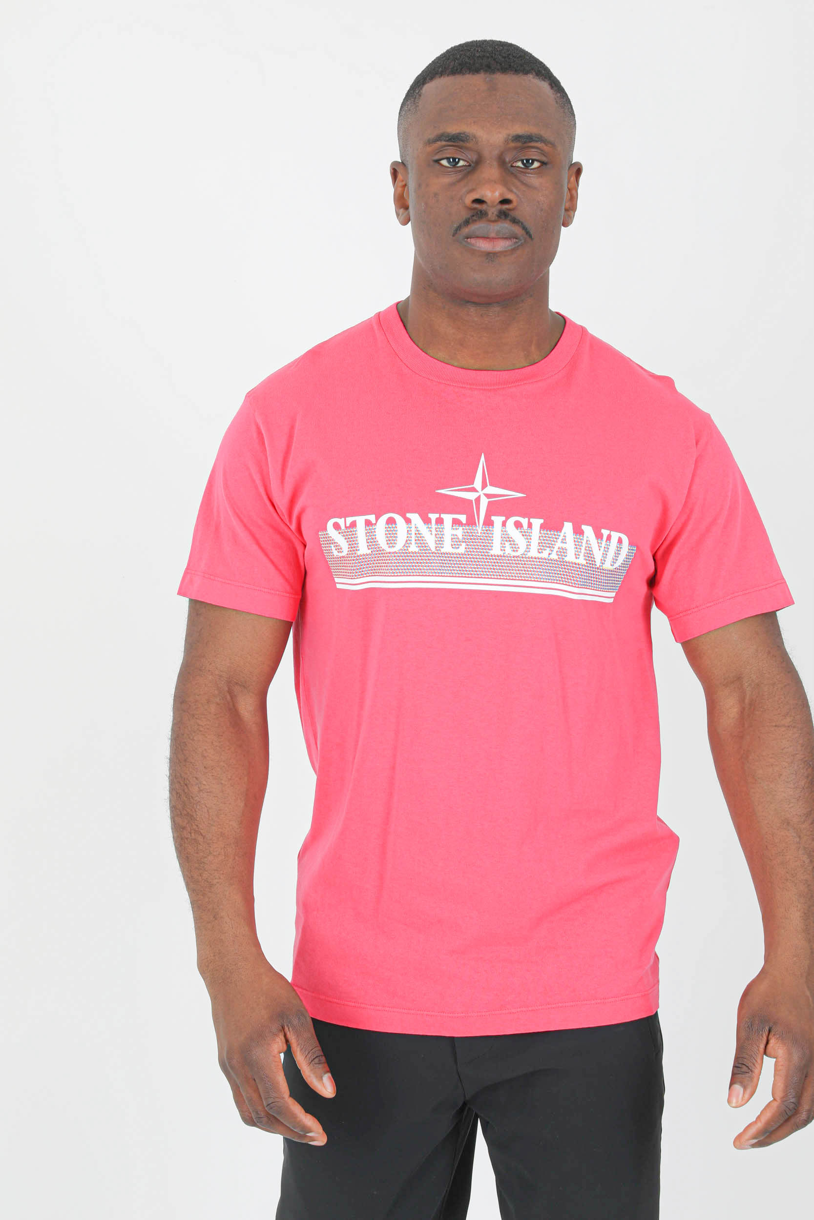 TEE-SHIRT STONE ISLAND FUSCHIA 76152NS92-V0087