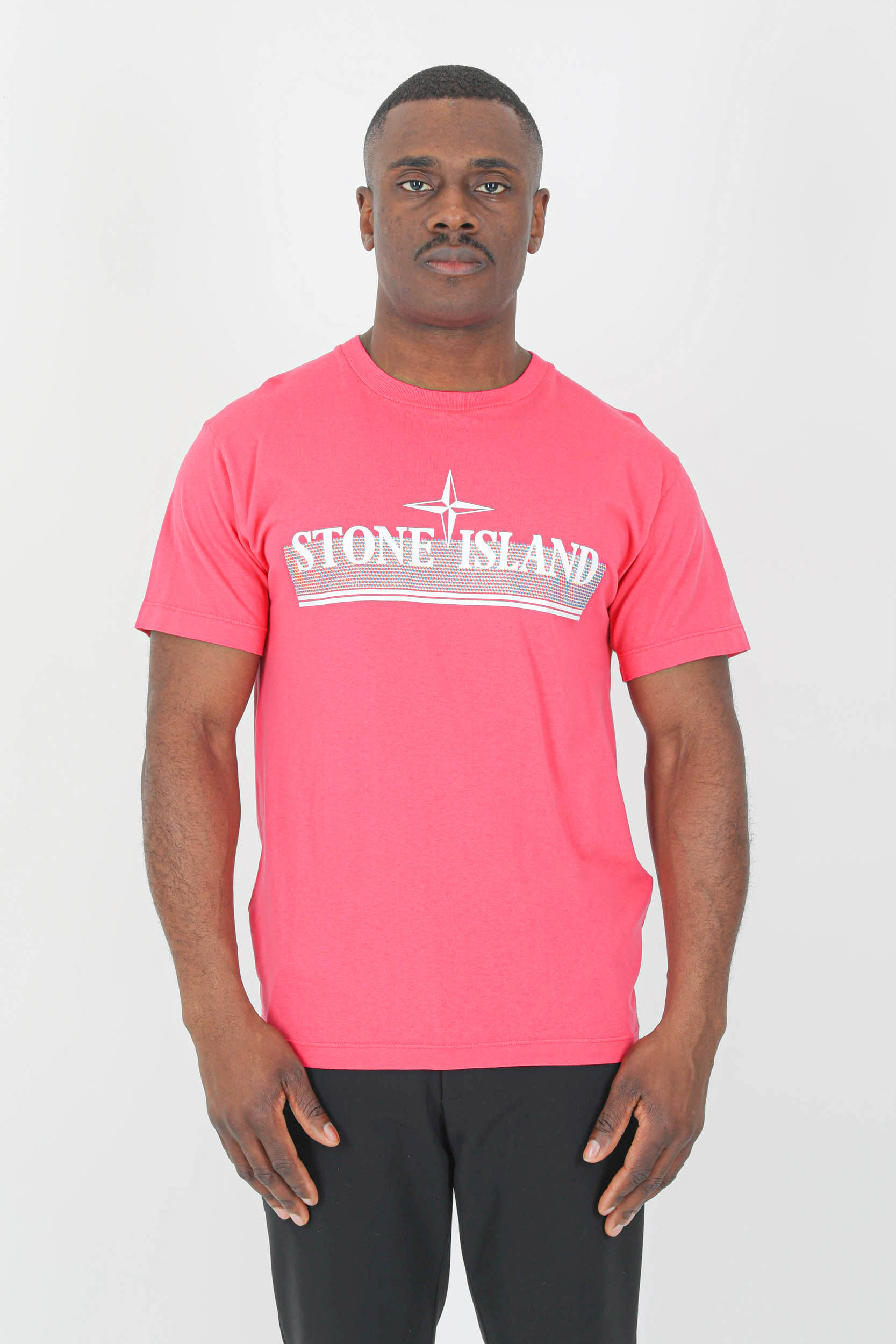 TEE-SHIRT STONE ISLAND FUSCHIA 76152NS92-V0087
