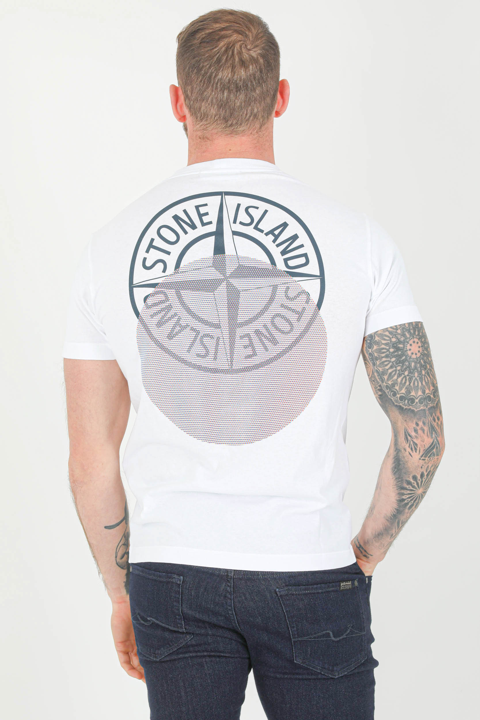 TEE-SHIRT STONE ISLAND BLANC 76152NS94-V0001