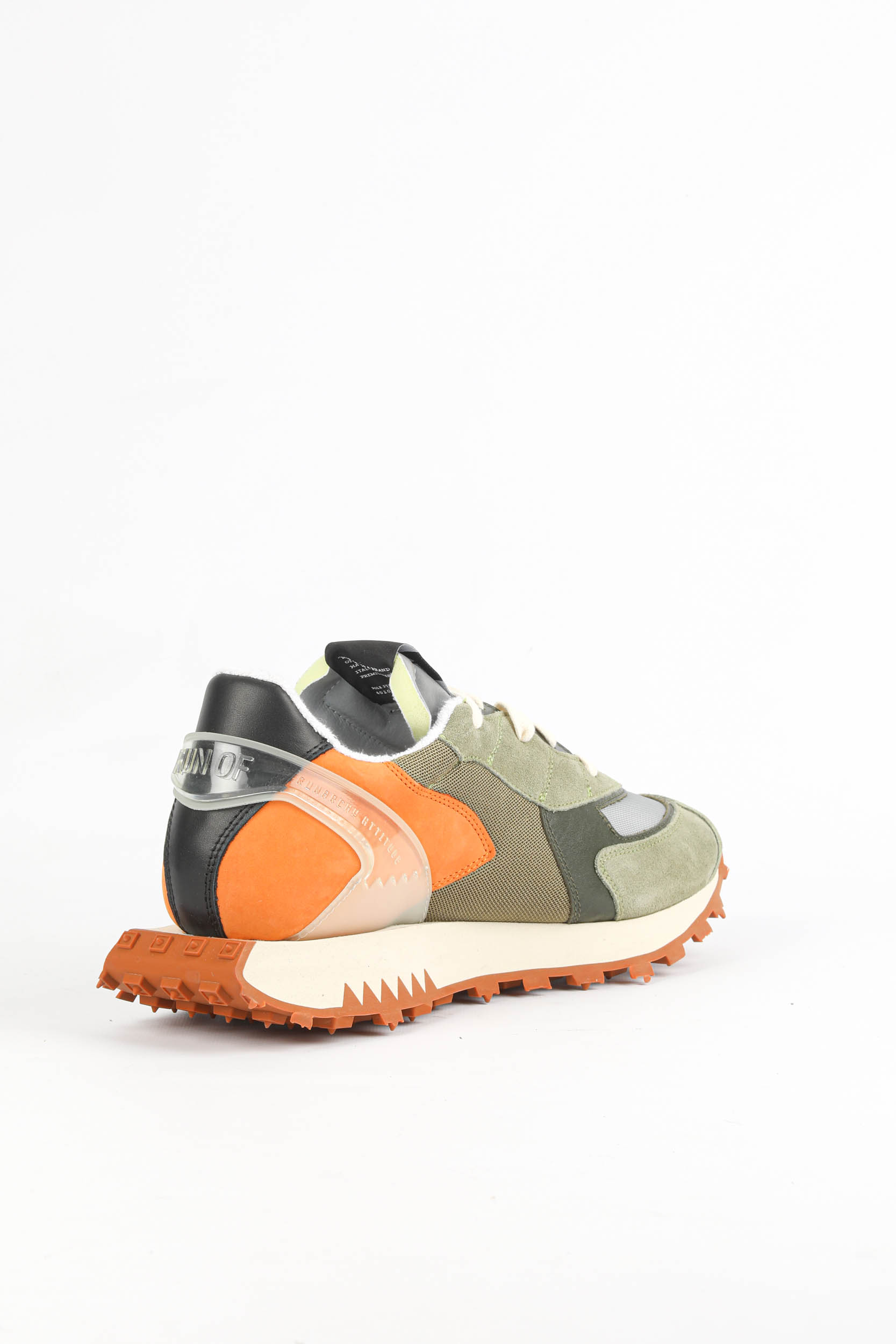 BASKETS RUN OF KAKI ET ORANGES 40038-MAIS