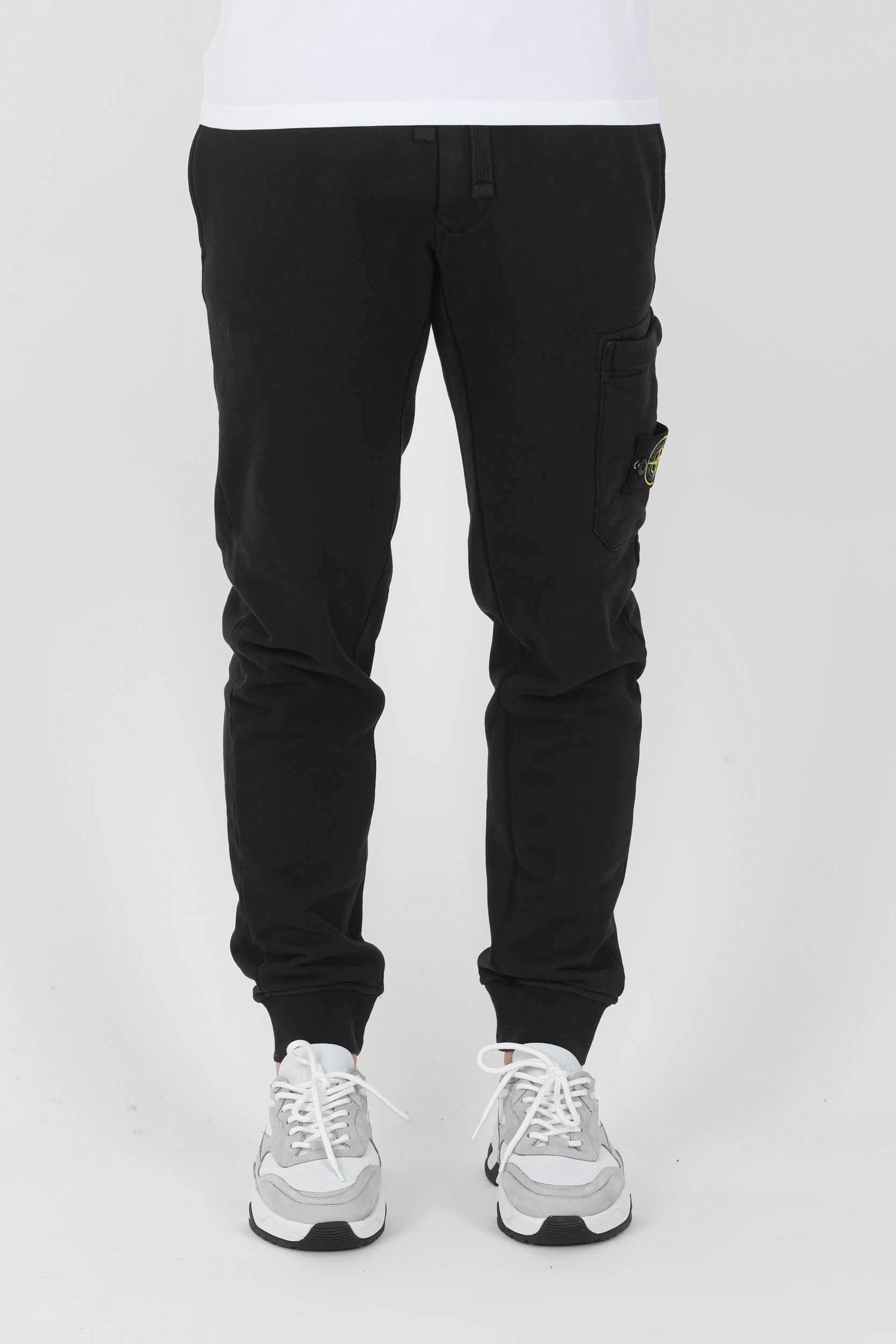 BAS DE JOGGING STONE ISLAND NOIR 761564551-V0029