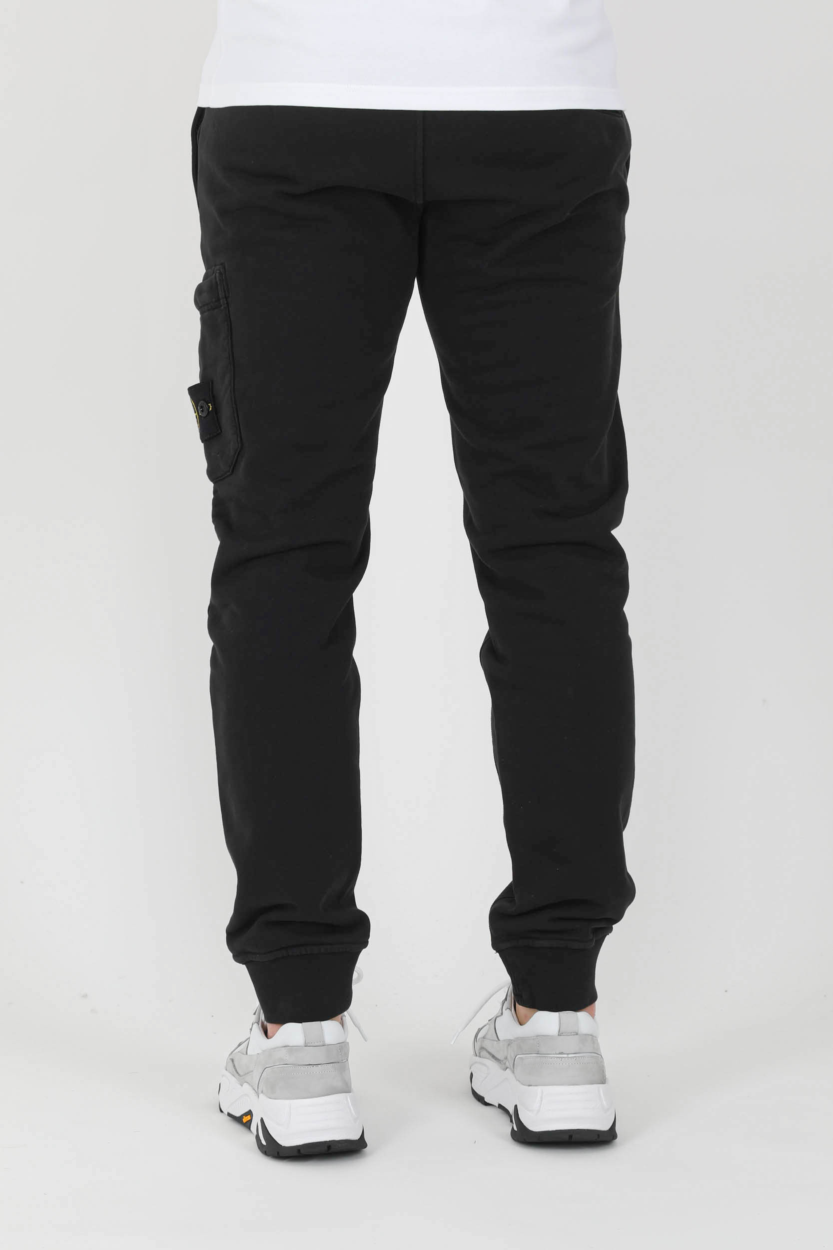 BAS DE JOGGING STONE ISLAND NOIR 761564551-V0029