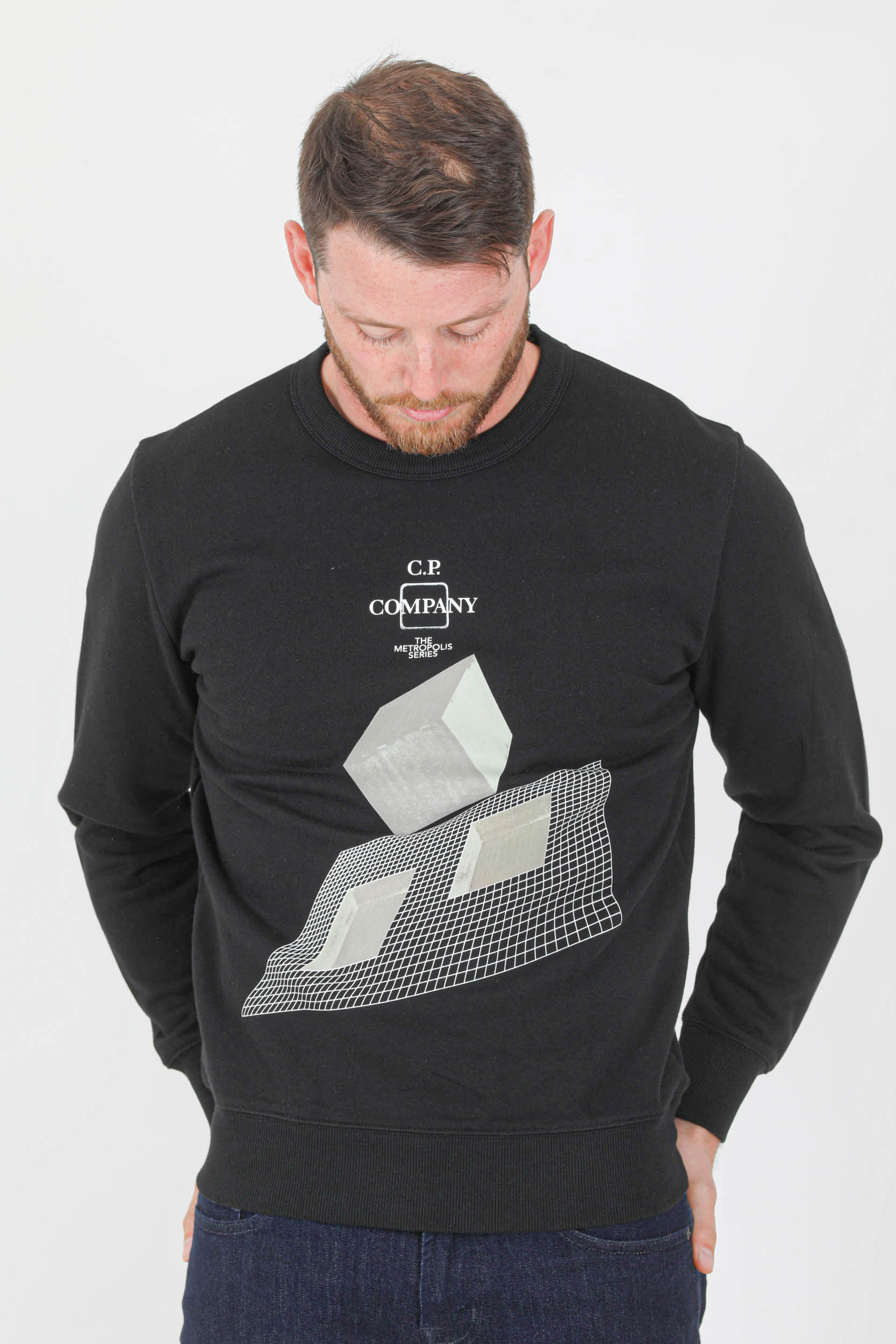 SWEAT CP COMPANY NOIR S217A-999