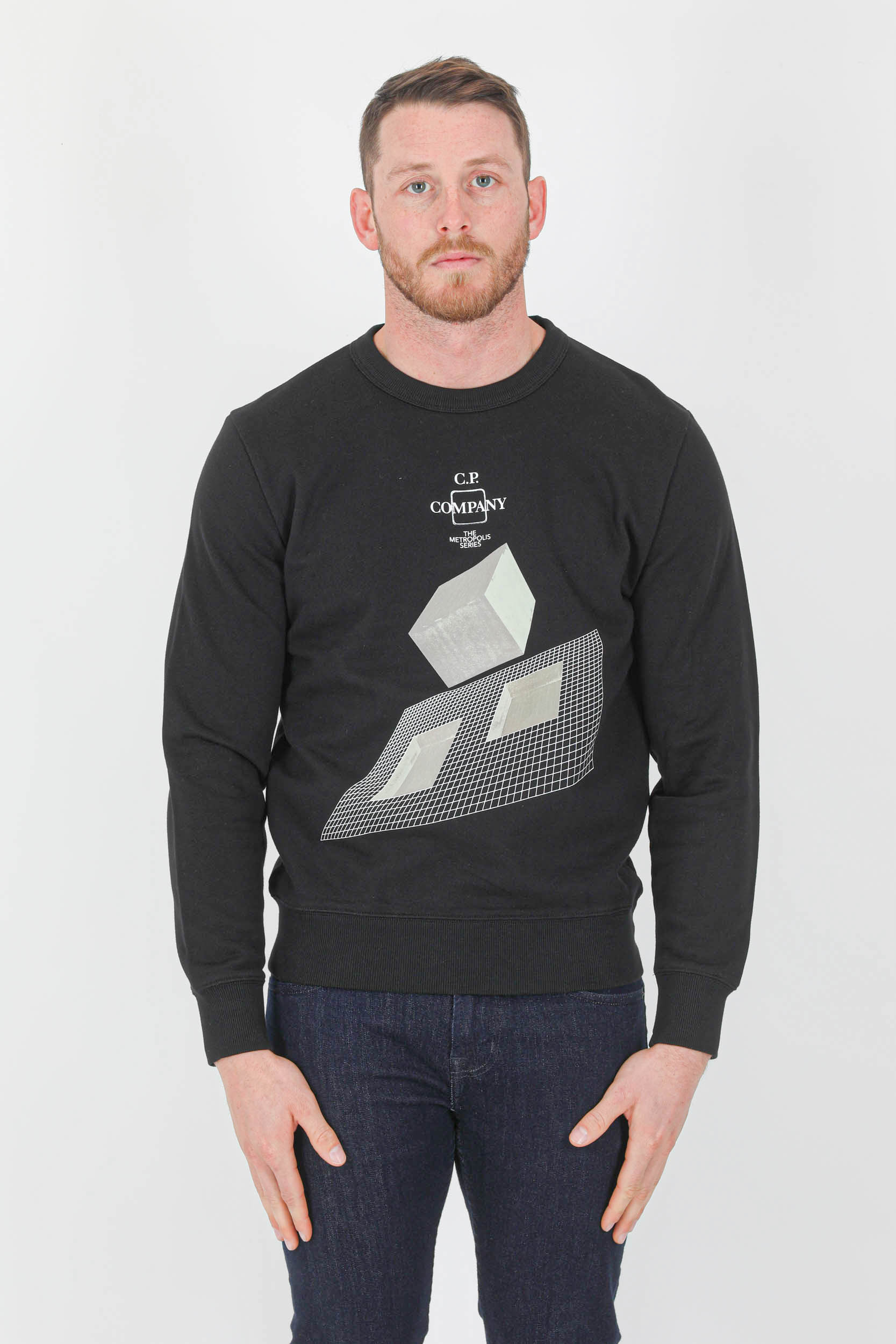 SWEAT CP COMPANY NOIR S217A-999