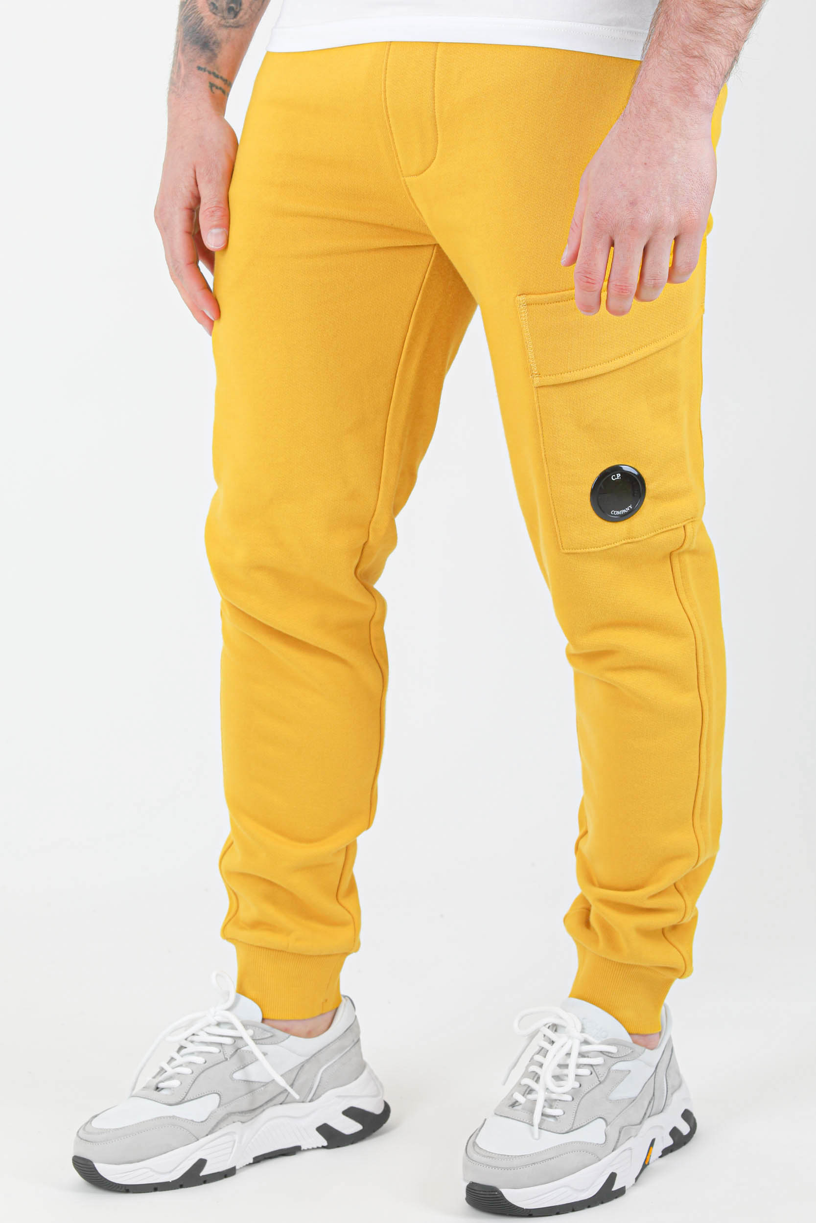 BAS DE JOGGING CP COMPANY JAUNE P017A-239