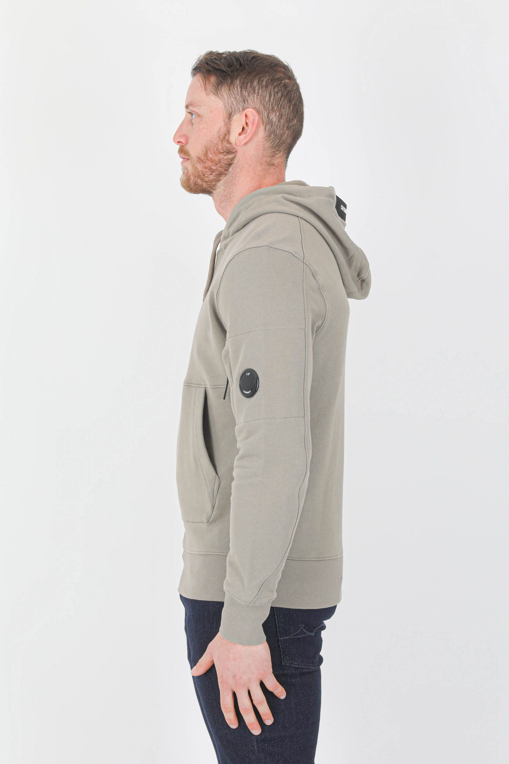 SWEAT CAPUCHE CP COMPANY TAUPE S023A-322