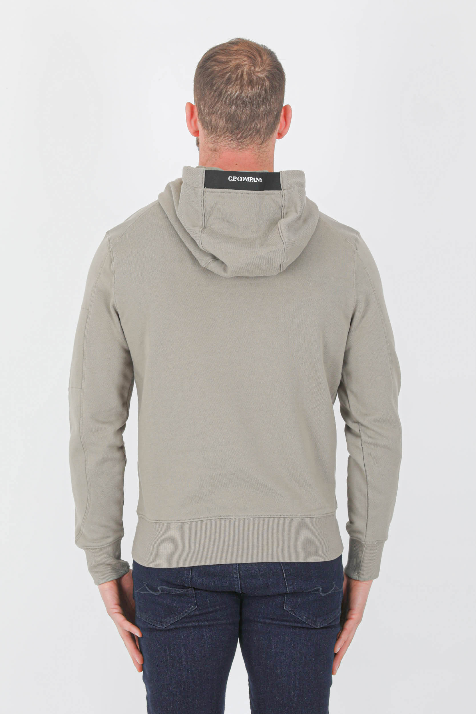 SWEAT CAPUCHE CP COMPANY TAUPE S023A-322